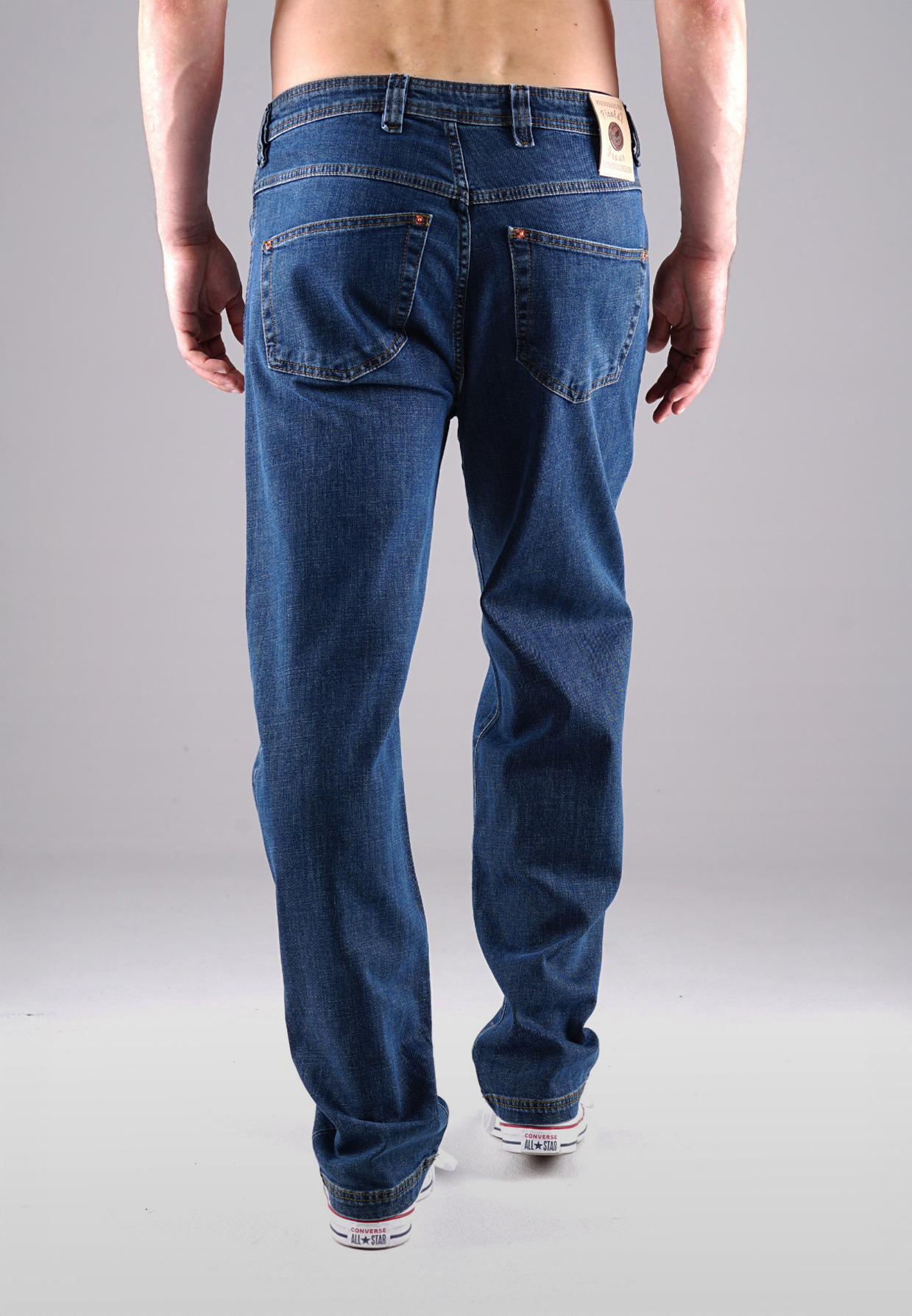 Picaldi Zicco 472 Torzen Herrenjeans – Stretch-Karottenschnitt in Urban Indigo Stone W42-L32