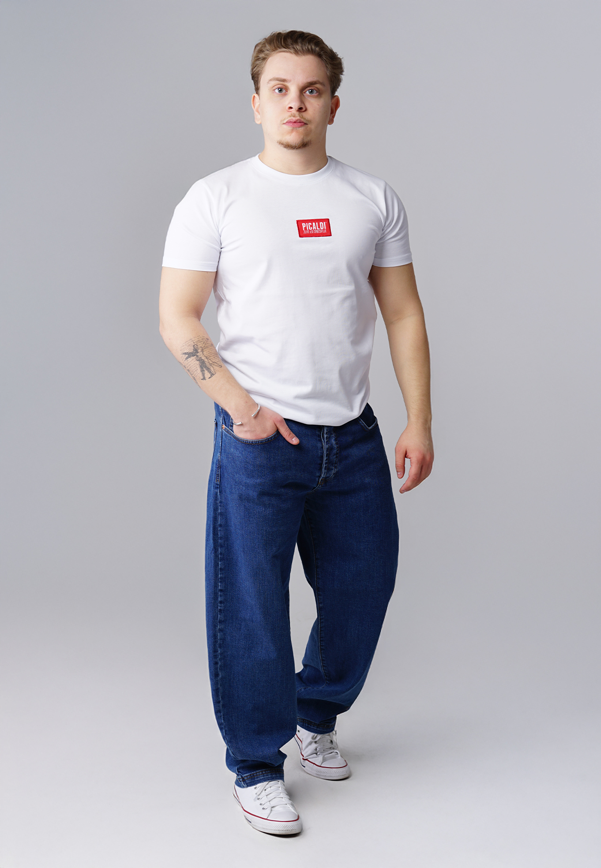 Picaldi Zicco 471 Atlas Herrenjeans - Stretch-Tapered Fit Deep Blue