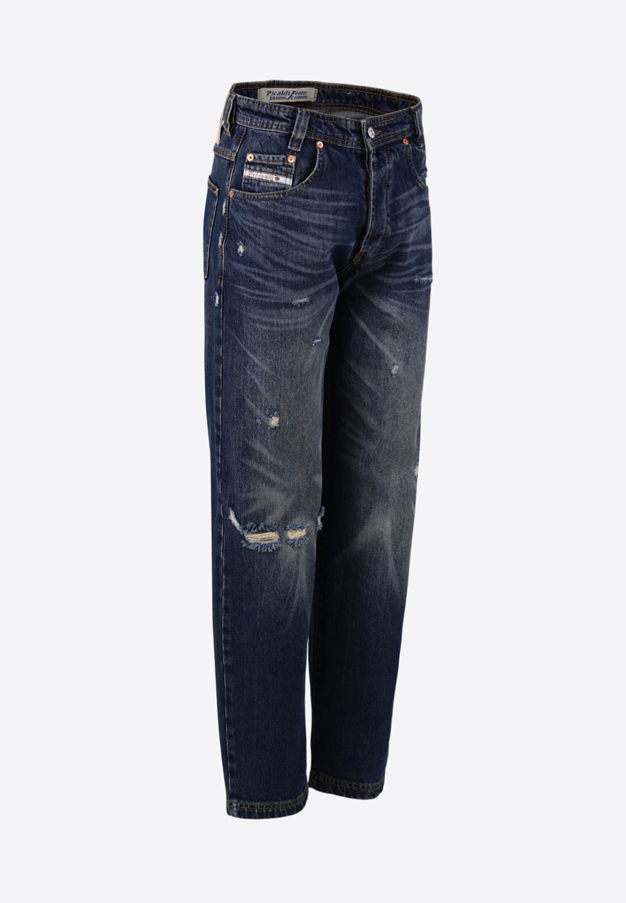 Picaldi Herren Jeans Zicco 472 Austin dark blue dark grey washed W28-L30