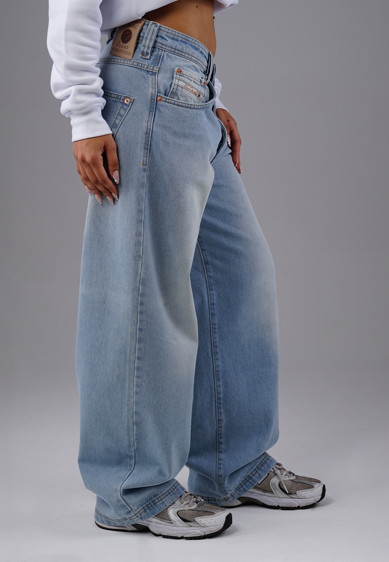 Picaldi Damen Jeans Baggy Zicco 475 Steel washed steel grey W42-L32