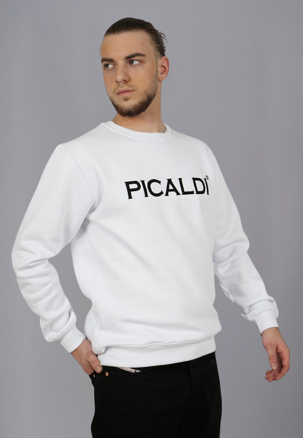 Picaldi Herren Sweatshirt Charlie White XXL