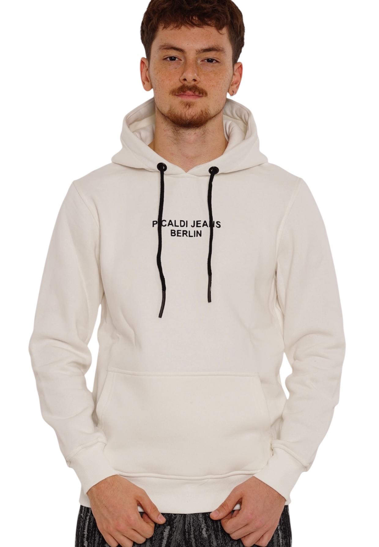Picaldi Herren Kapuzenpullover Berlin Ecru XXL