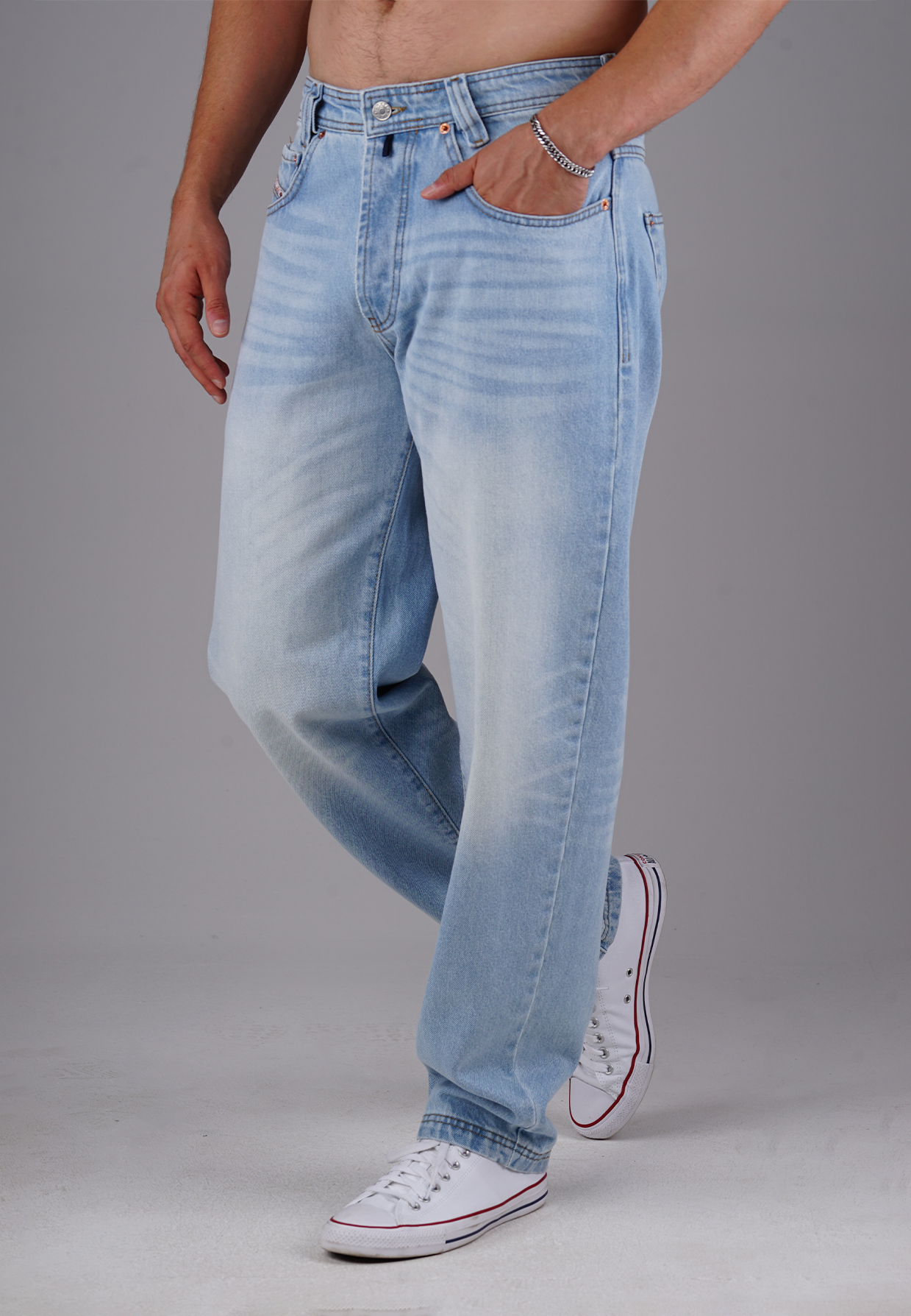 Picaldi Herren Jeans Zicco 472 Diamond washed light blue W44-L32