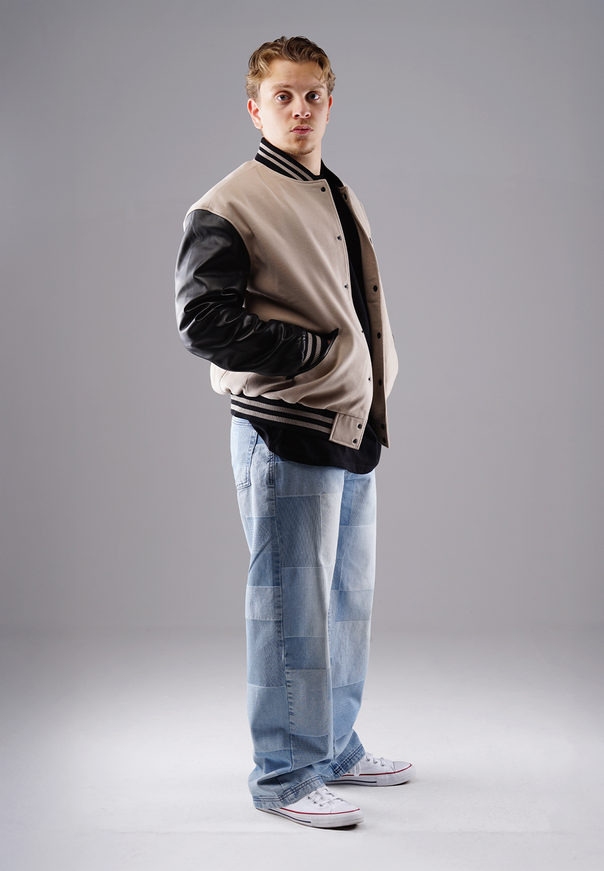 Picaldi Herren College Jacke Tiger beige