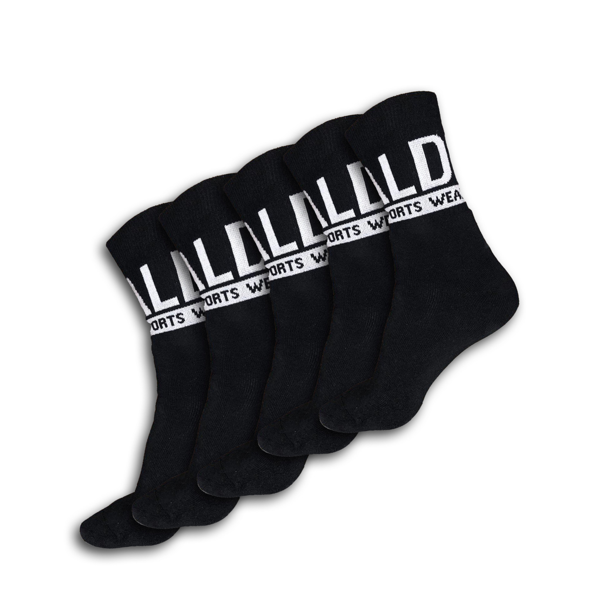 Picaldi Socken Logo 6-Paar Sportswear Black 41-45