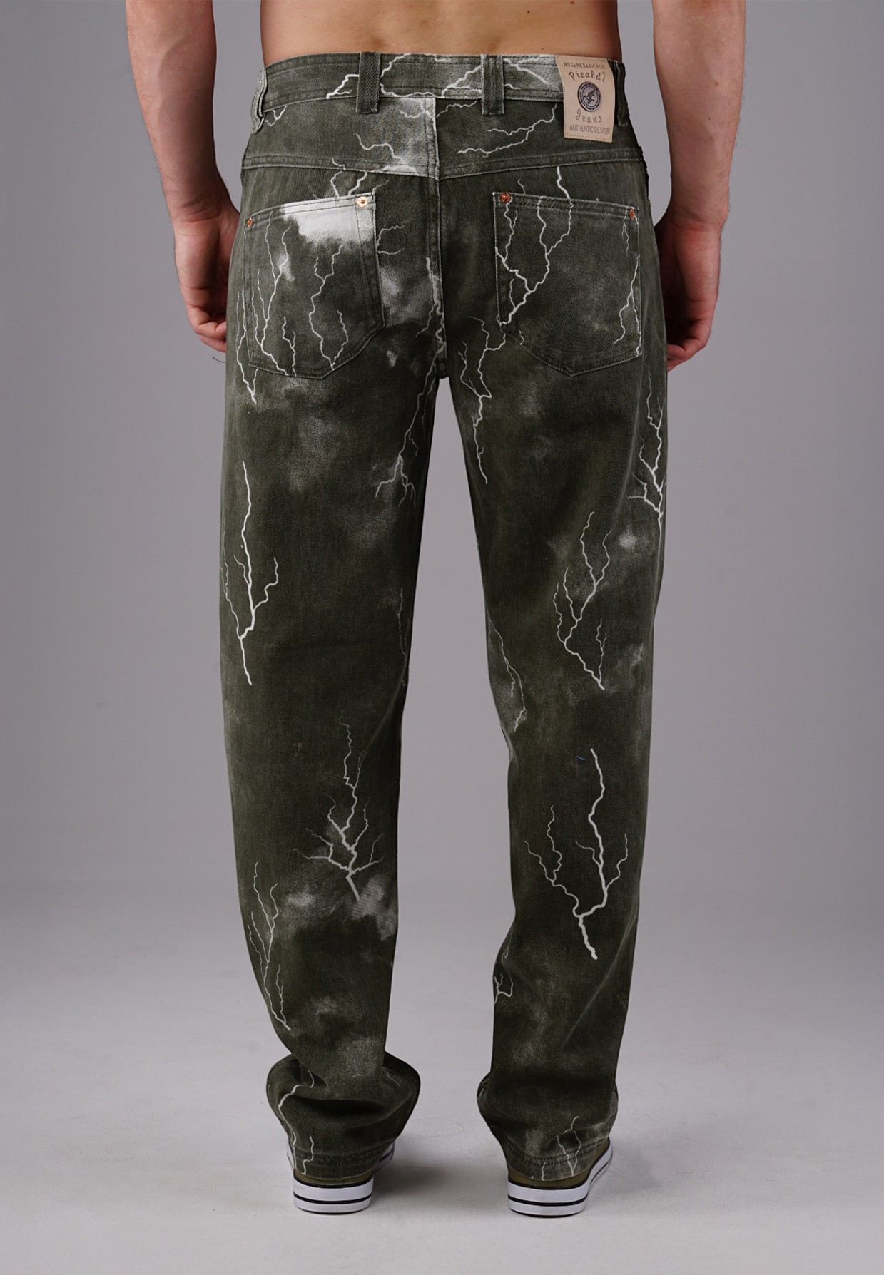 Picaldi Herren Jeans Zicco 472 Flash Khaki dark olive tunder wash