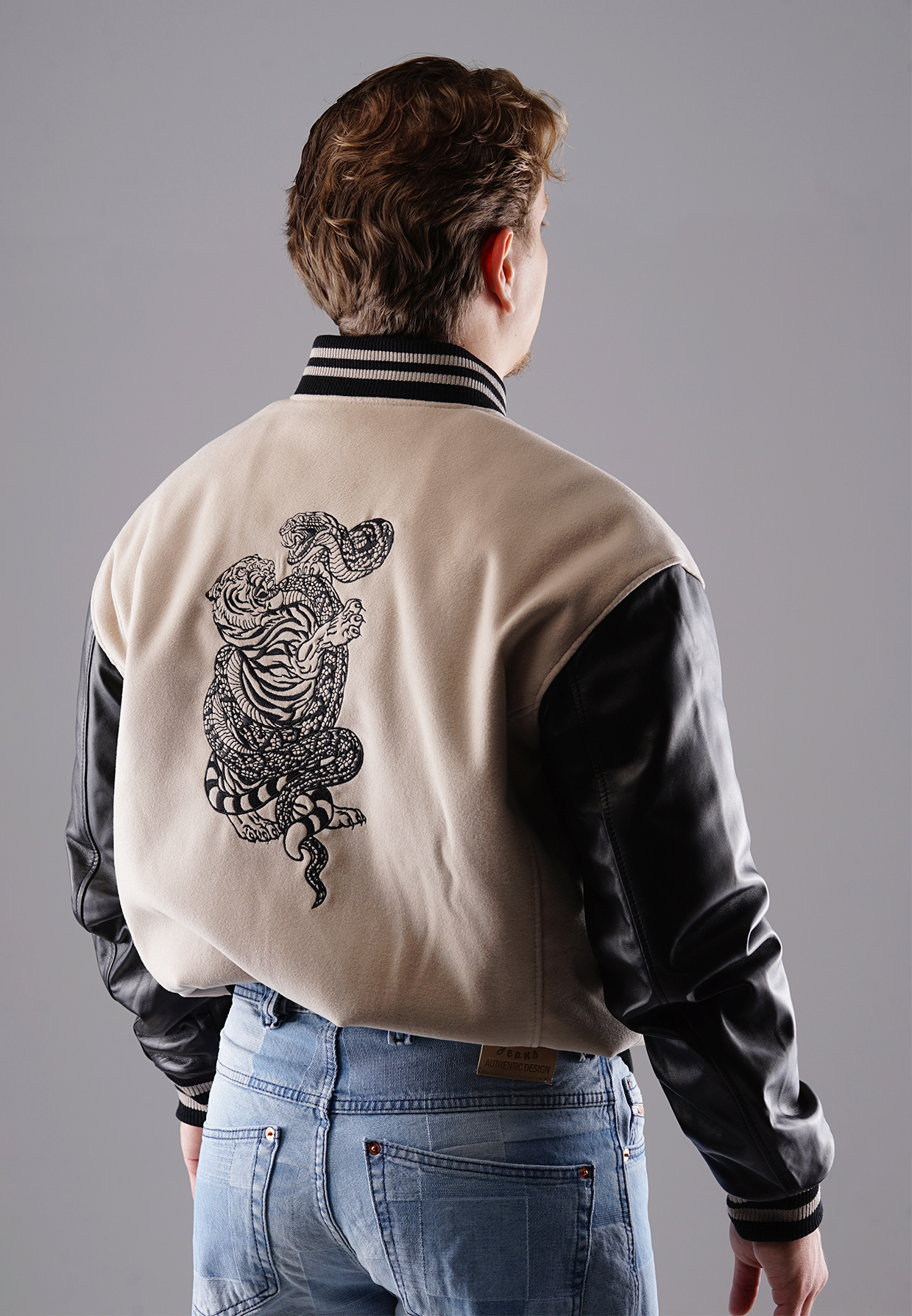 Picaldi Herren College Jacke Tiger beige
