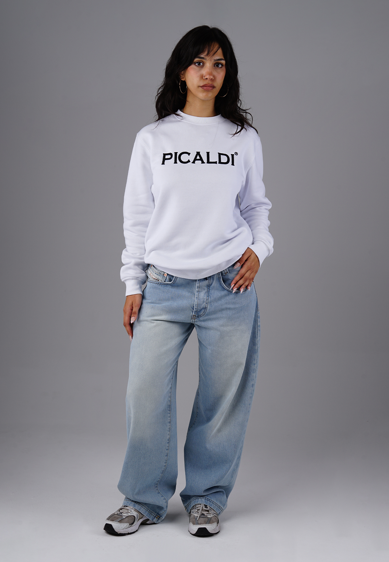 Picaldi Damen Jeans Baggy Zicco 475 Steel washed steel grey W42-L32