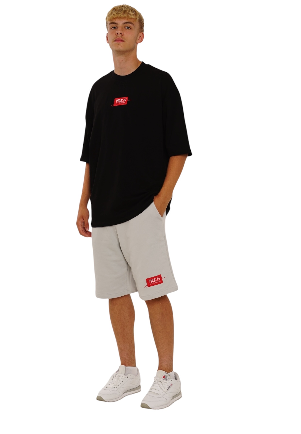 Picaldi Herren Sweatshorts Emphasize Painted Grey XXL