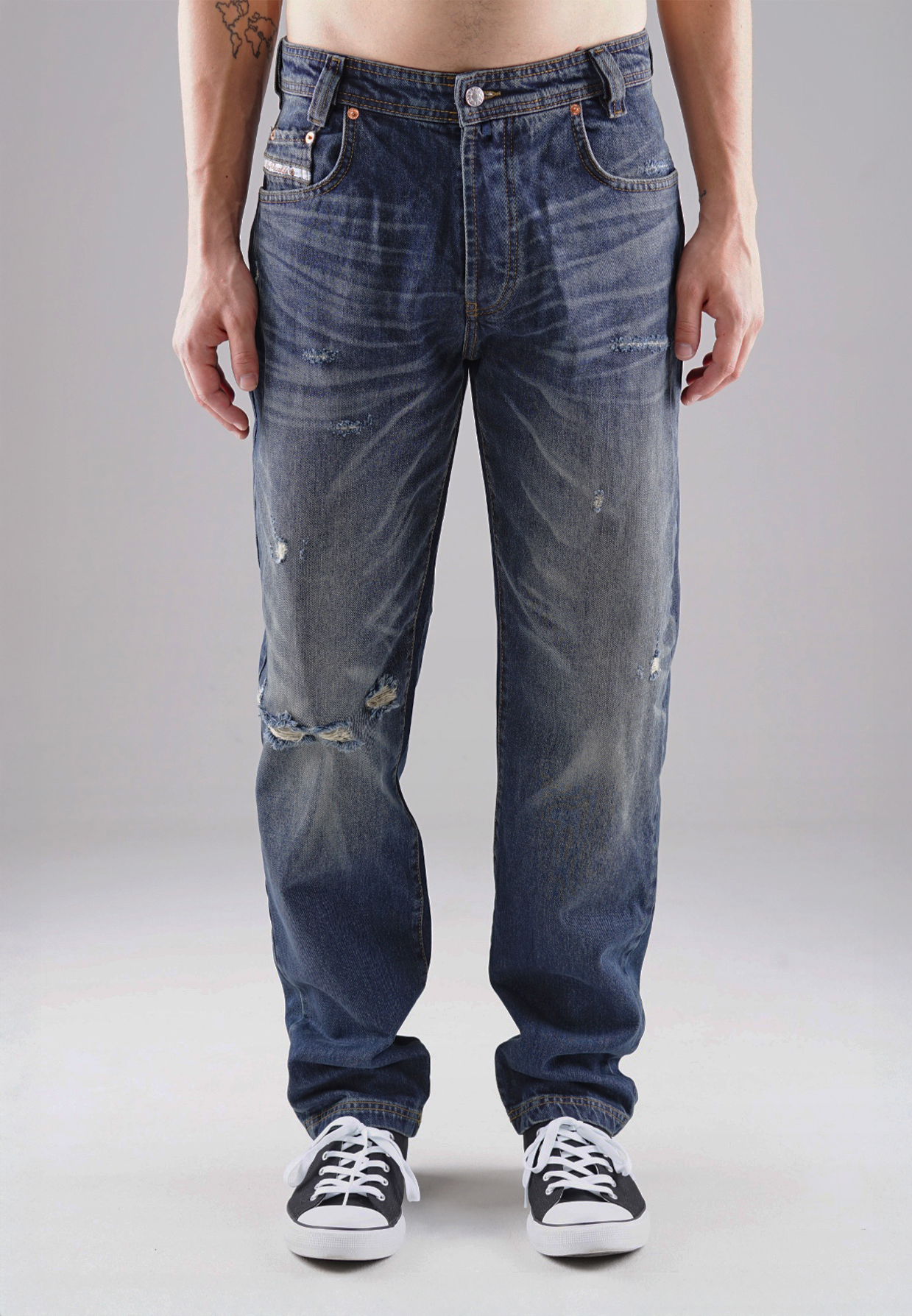 Picaldi Herren Jeans Zicco 472 Austin dark blue dark grey washed