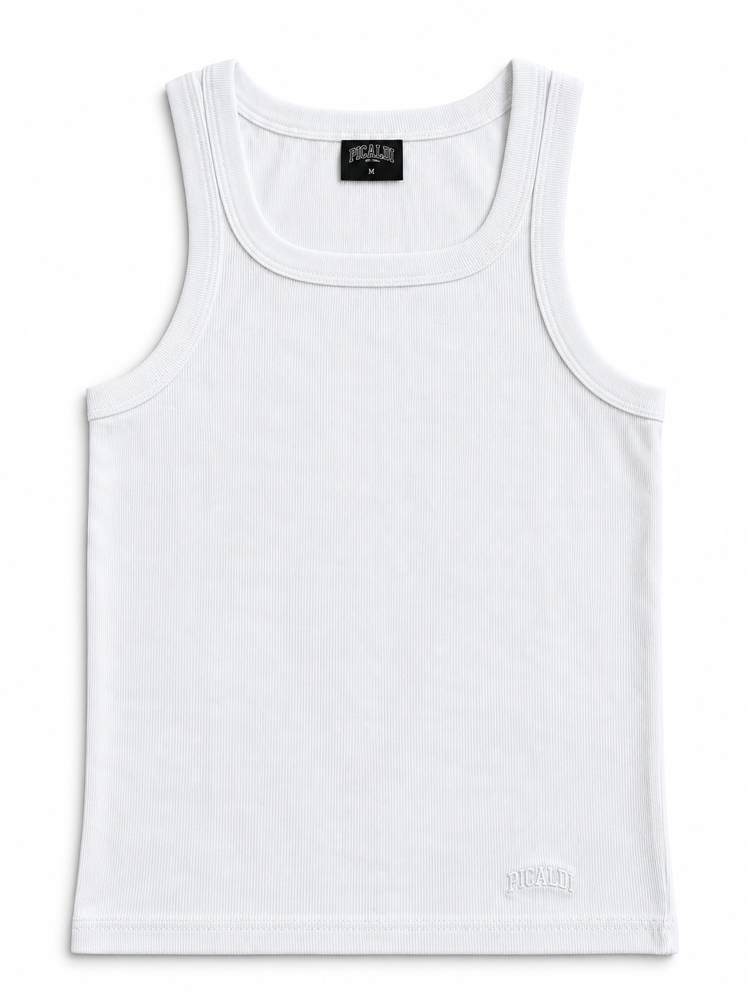 PICALDI Ribbed Tanktop in Weiss