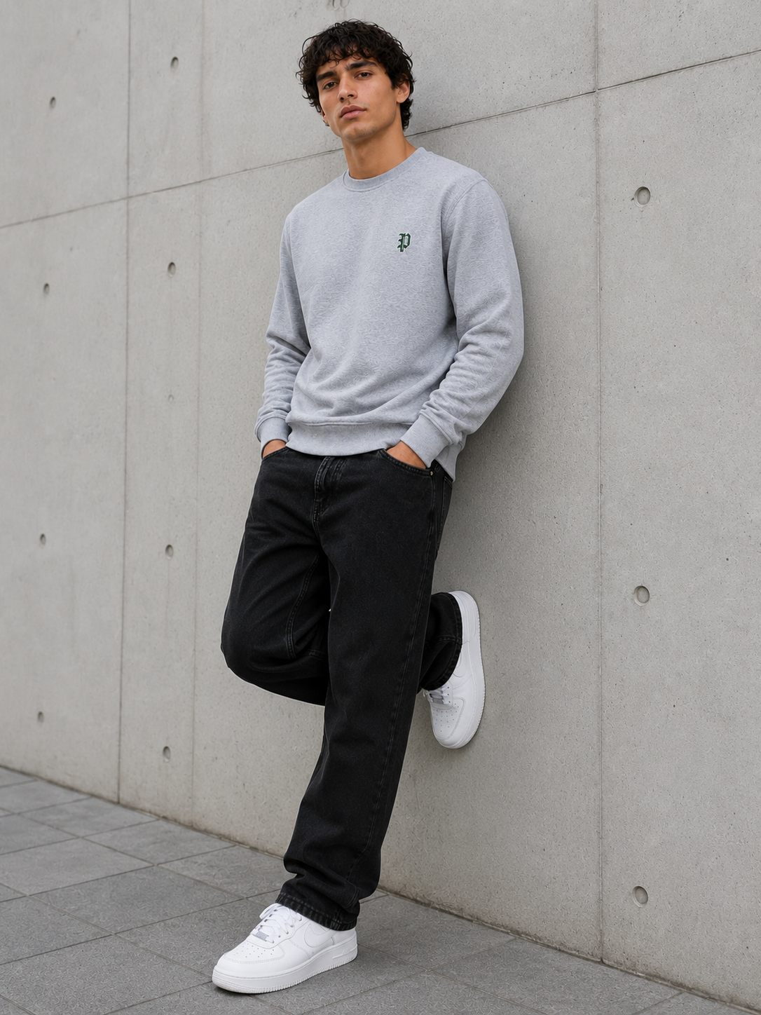 Picaldi Herren Sweatshirt P-Label Grey