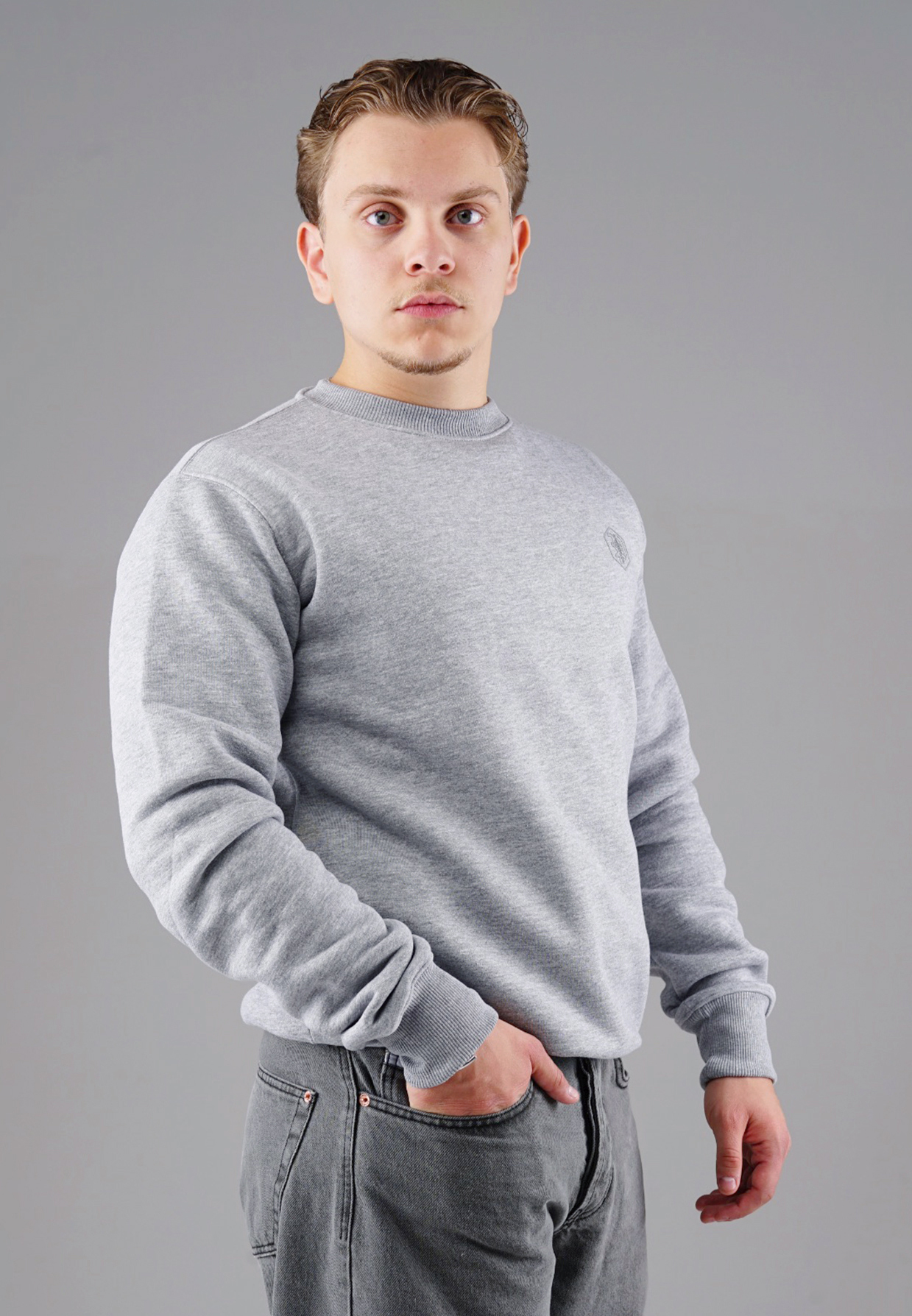 Picaldi Herren Sweatshirt Hustle Grau