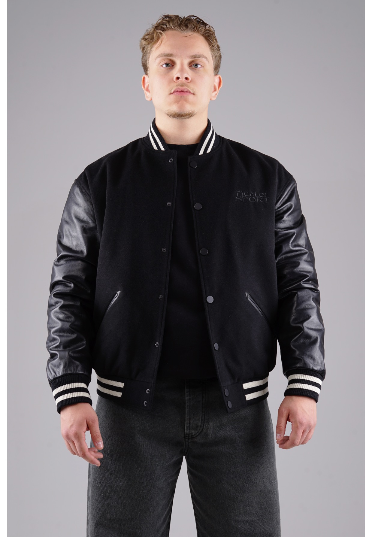 Picaldi Herren College Jacke Tiger black XXL