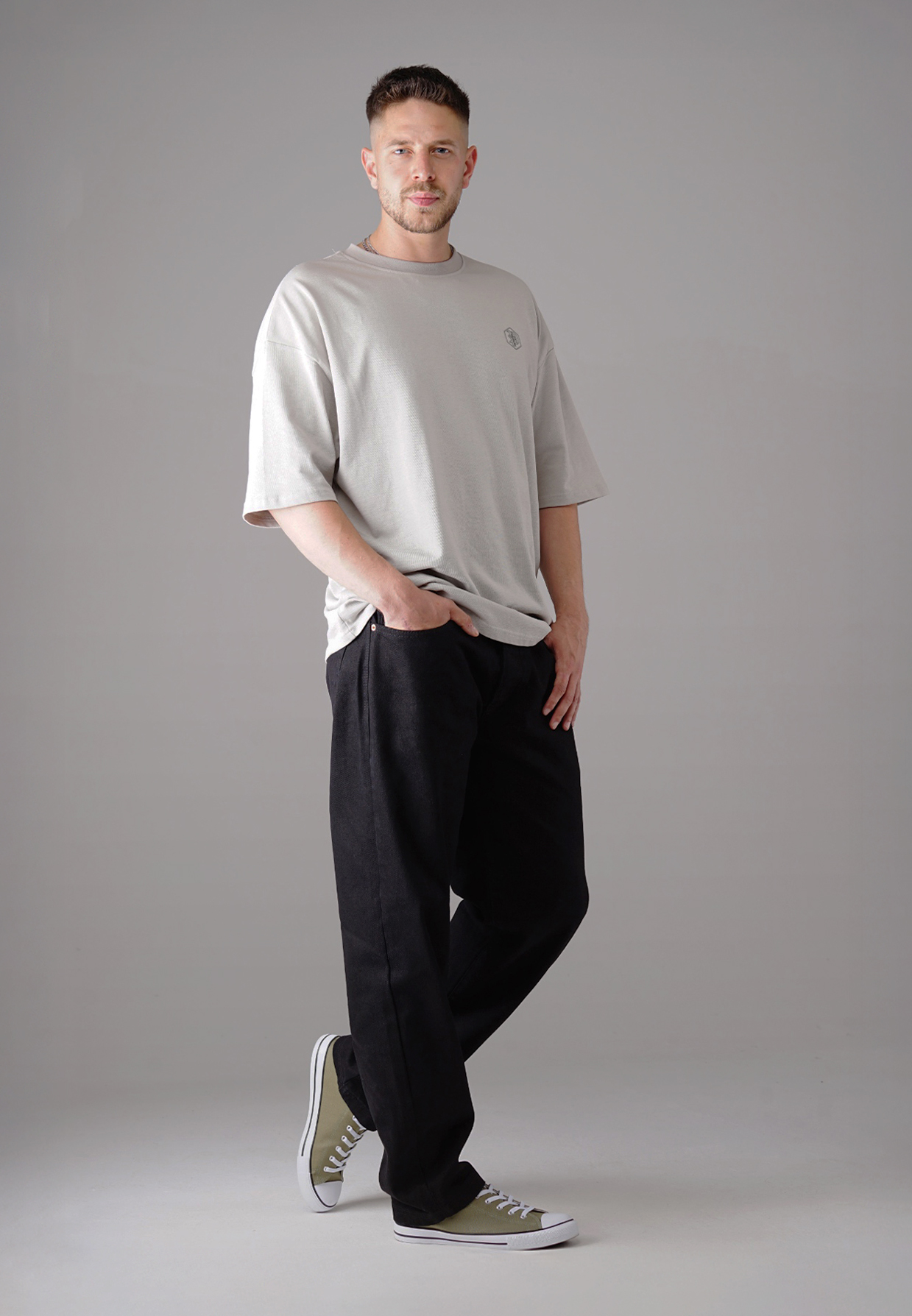 Picaldi Zicco 472 Black Herrenjeans – Relaxed-Karottenschnitt in Raw Black
