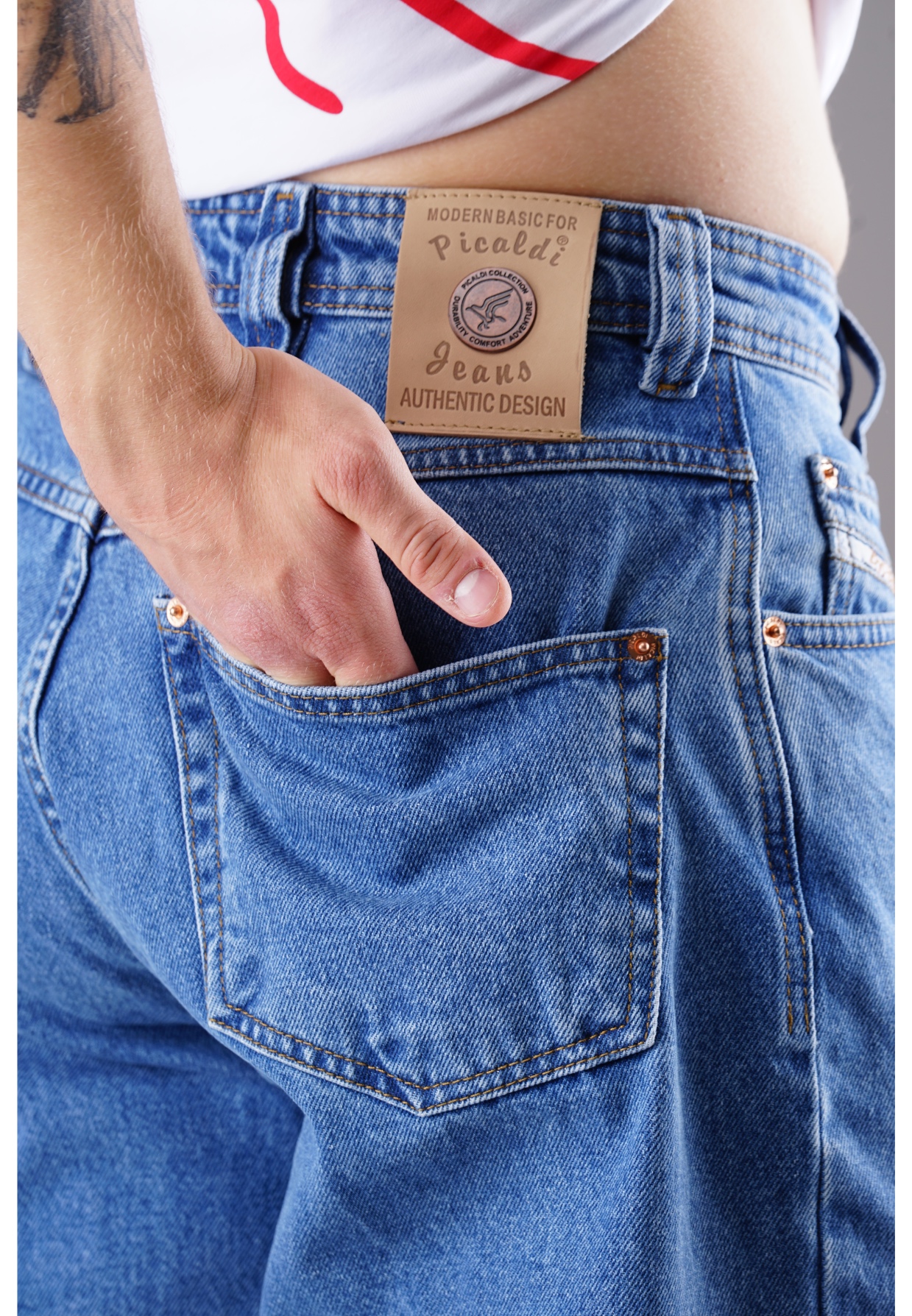 Picaldi Herren Jeans Zicco 471 Detroit dark blue W42-L32