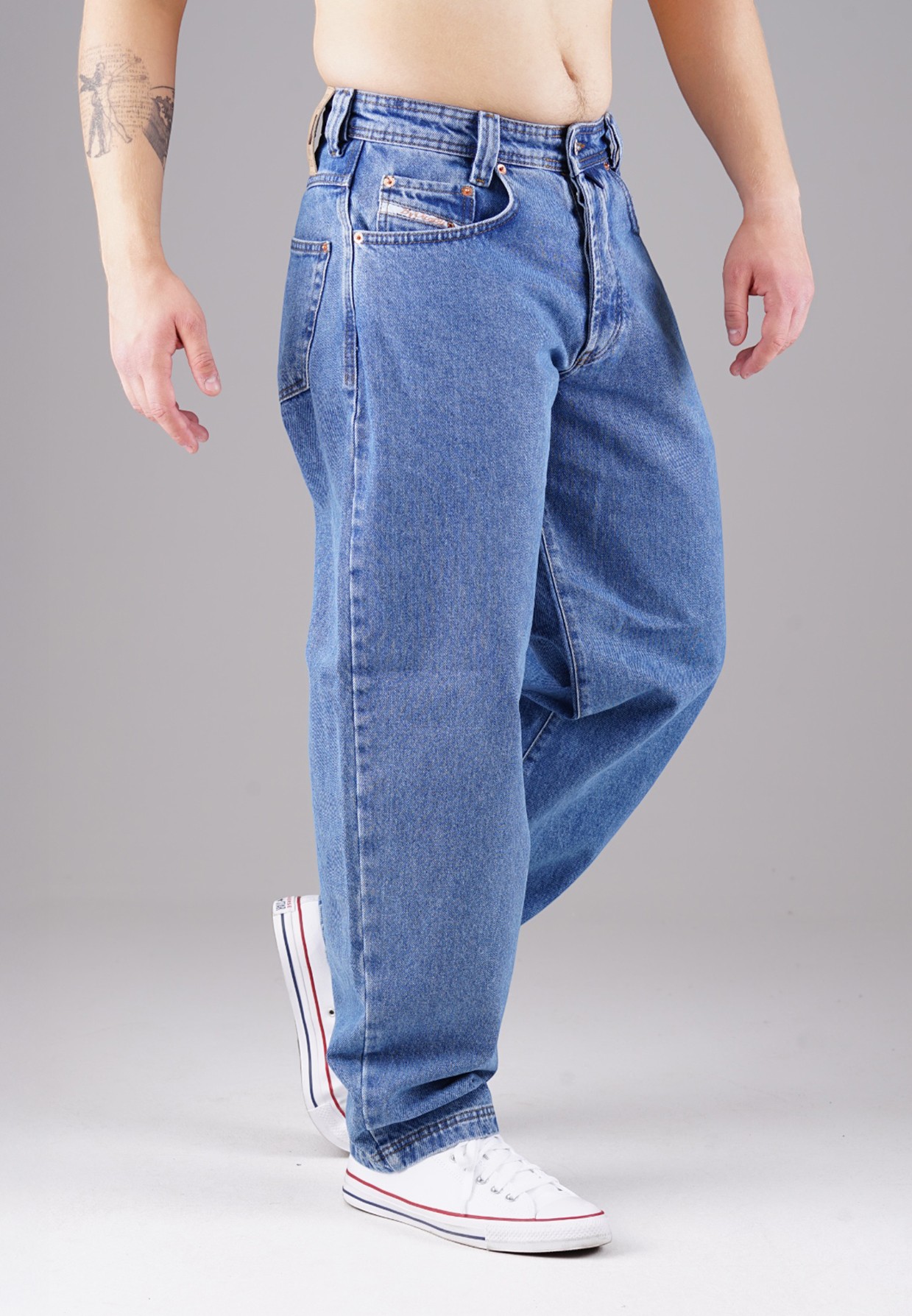 Picaldi Zicco 471 Detroit Herren Jeans – Loose Tapered Fit Dark Blue W42-L32