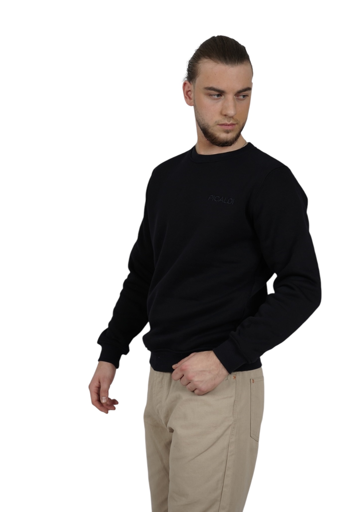 Picaldi Herren Sweatshirt Basic Navy Blue XXL
