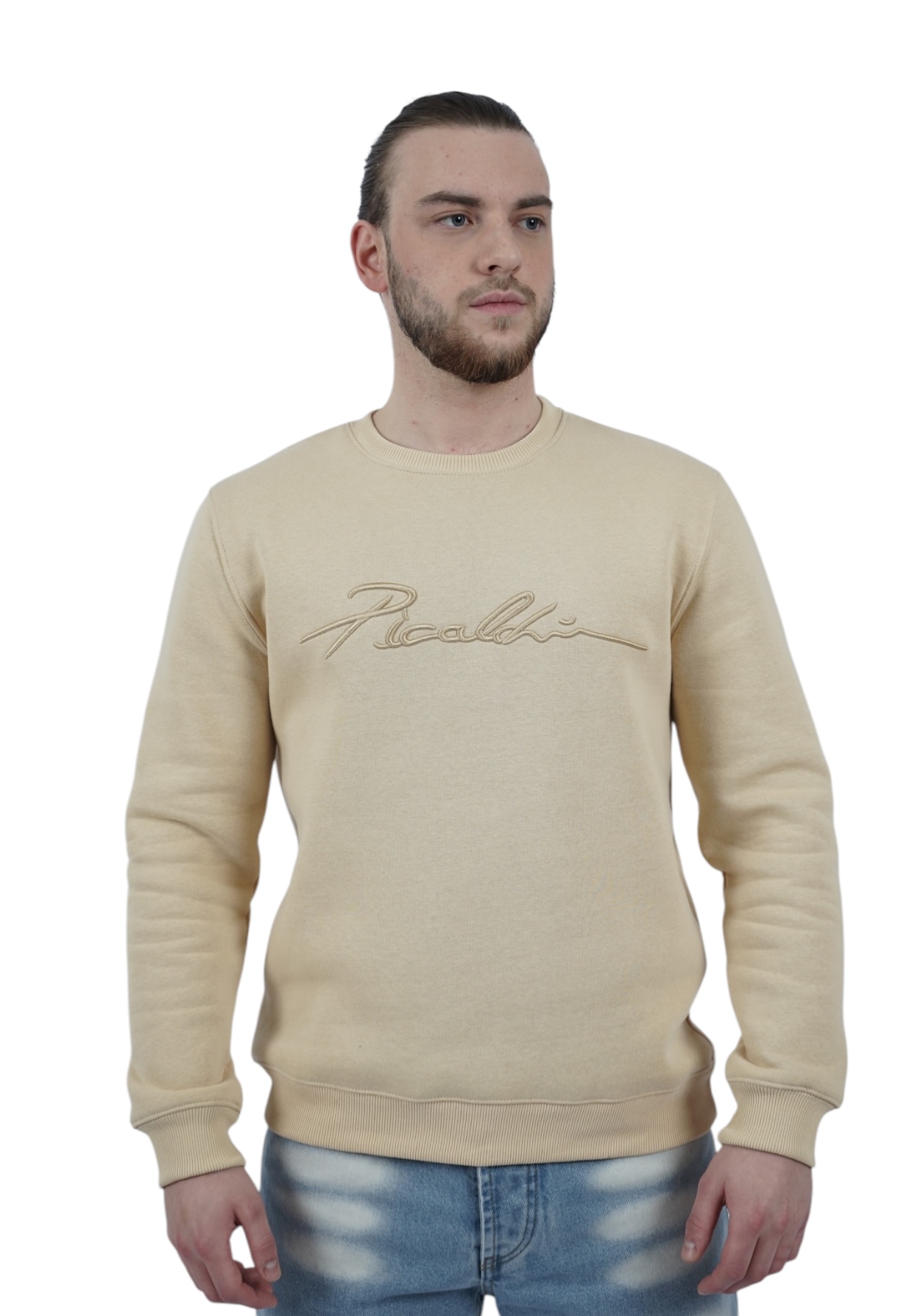 Picaldi Herren Sweatshirt Signature Beige XXL