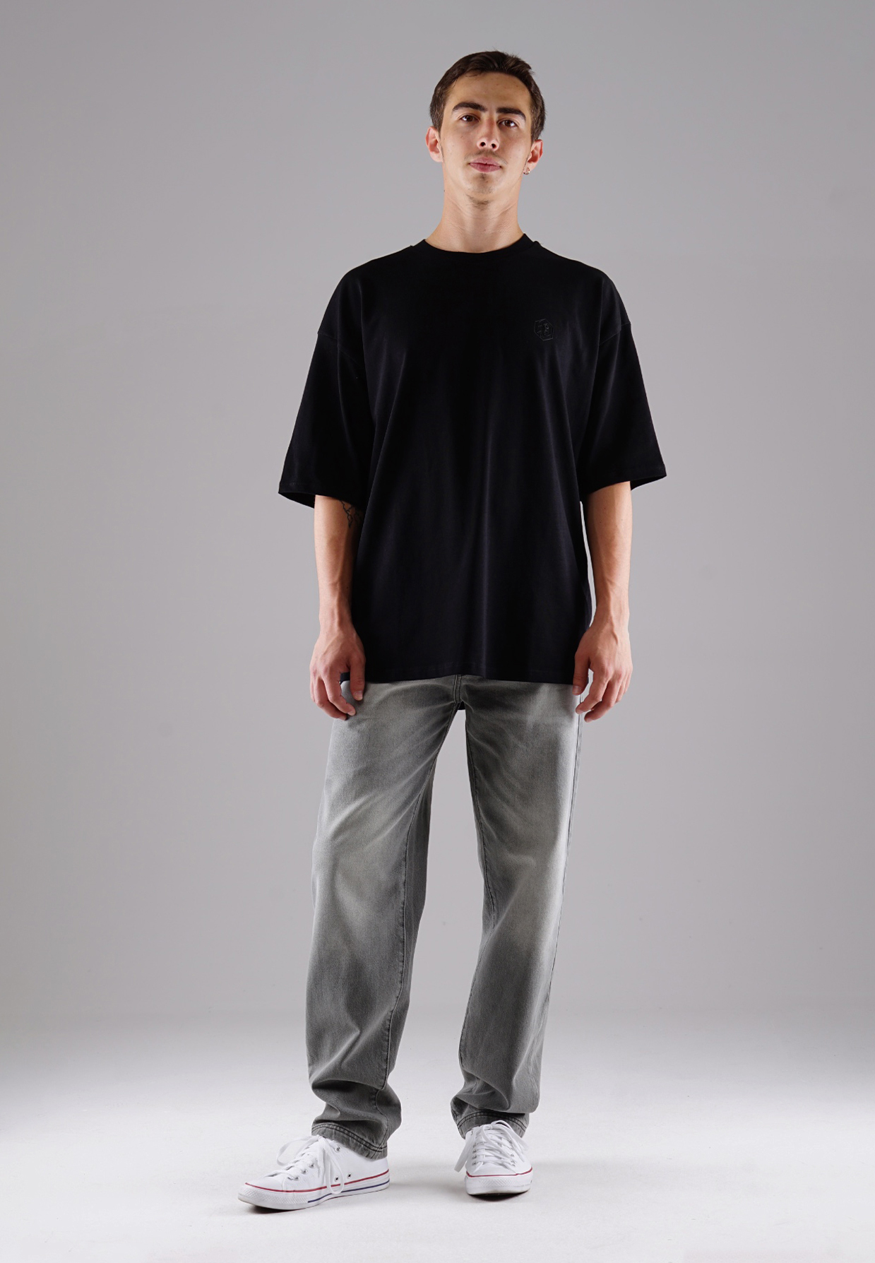 Picaldi Zicco 472 Reyes Herrenjeans - Relaxed-Karottenschnitt in Washed Dark Grey W42-L32