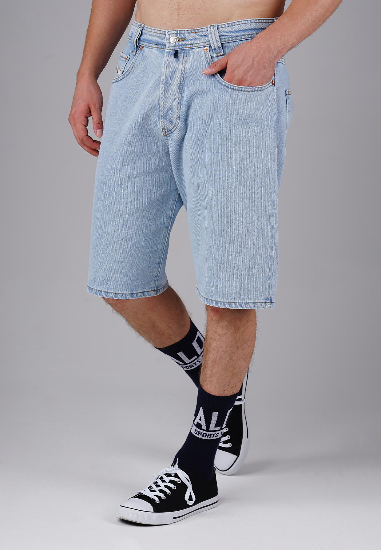 Picaldi Zicco 471 Moon Herren Jeansshorts - Relaxed Fit in Ice Blue Vintage Picaldi Zicco 471 Moon Herren Jeansshorts - Relaxed Fit in Ice Blue Vintage W40