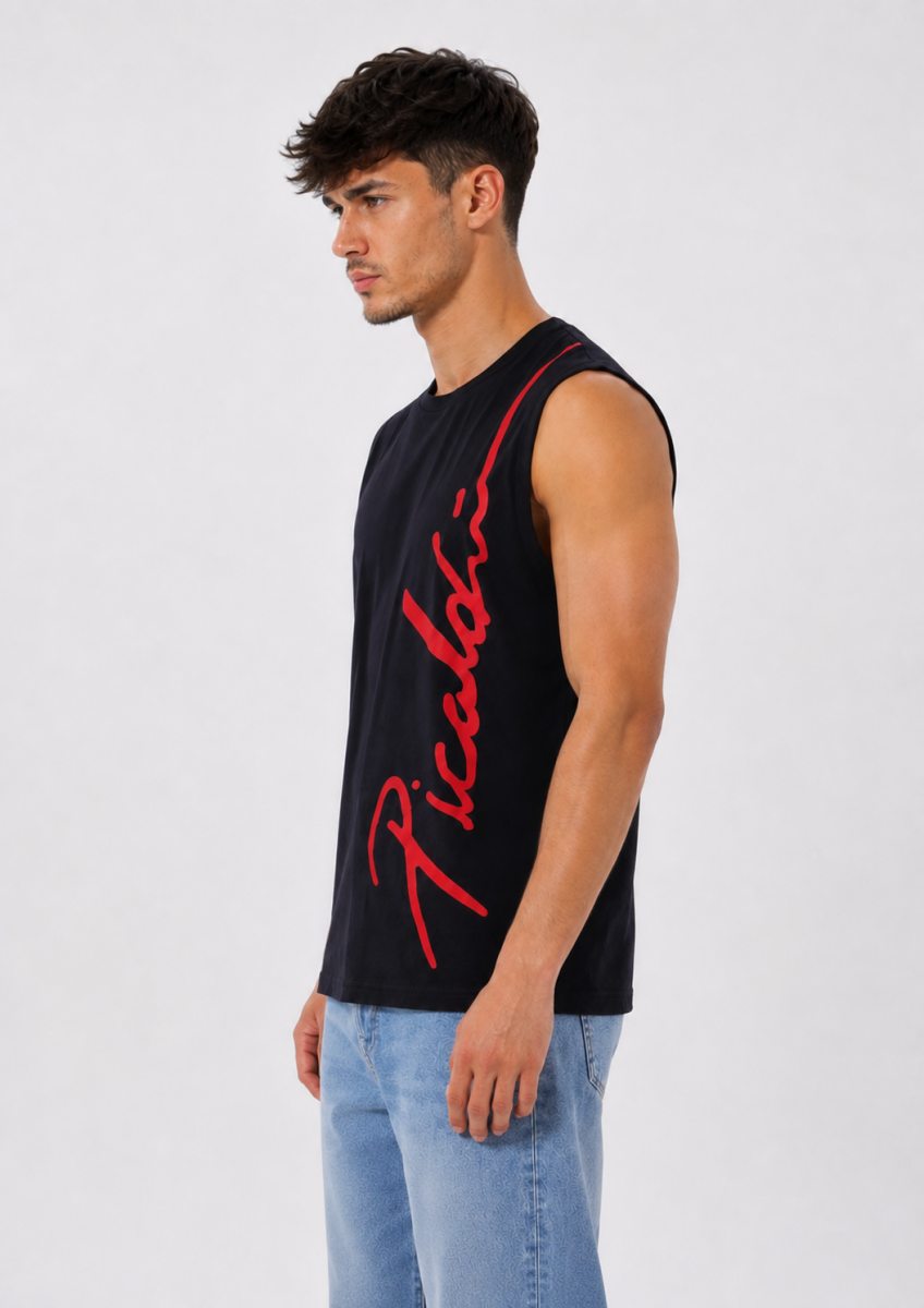 Picaldi Herren Tank Top Shirt Male navy