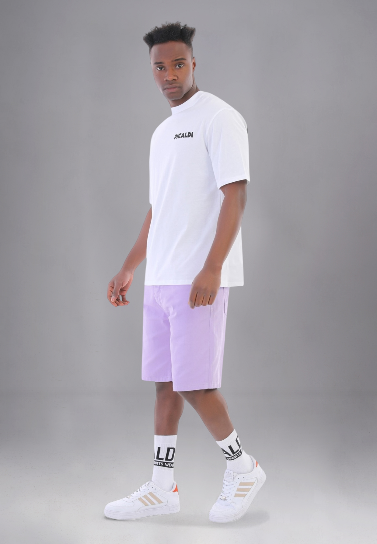 Picaldi Herren Shorts Zicco 472 Gabardine purple W40