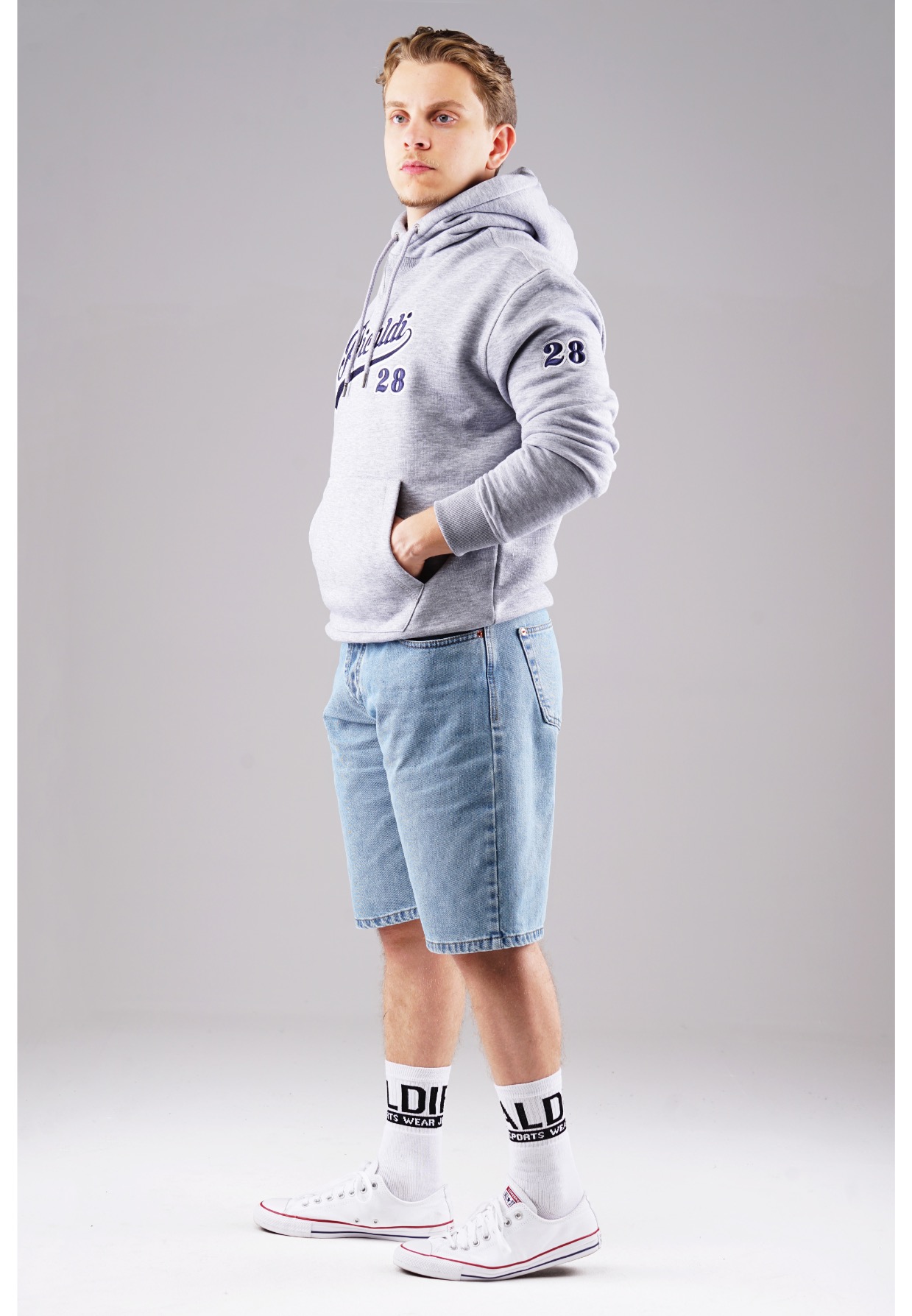 Picaldi Herren Kapuzenpullover Classical grey XXL