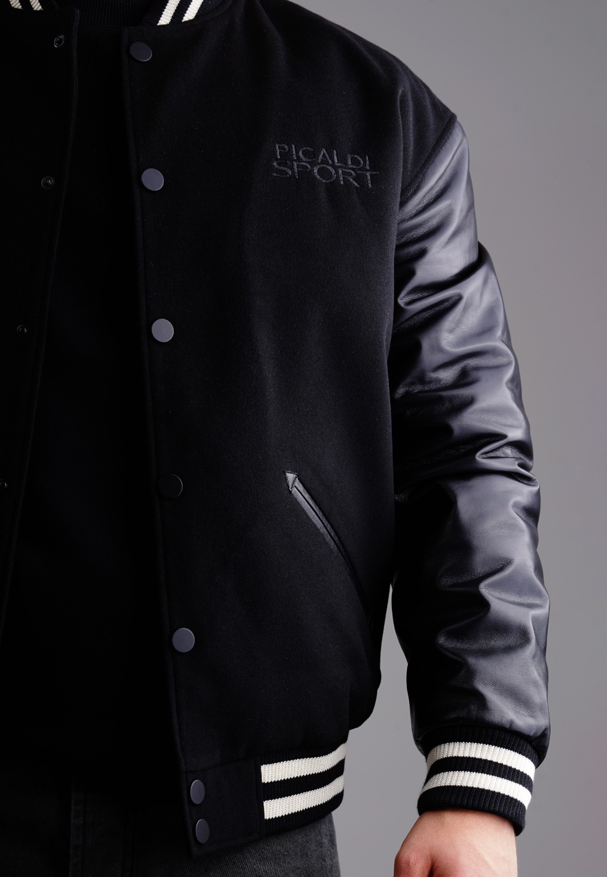 Picaldi Herren College Jacke Tiger black
