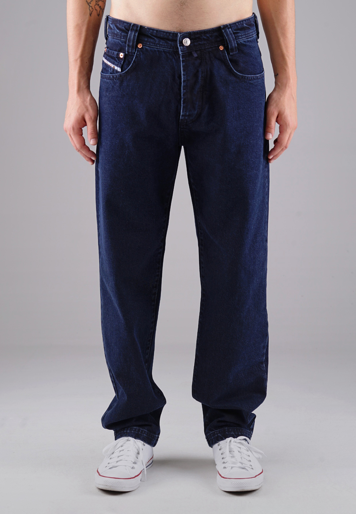 Picaldi Zicco 472 El Paso Herrenjeans - Relaxed Karottenschnitt in Stone Washed Deep Navy