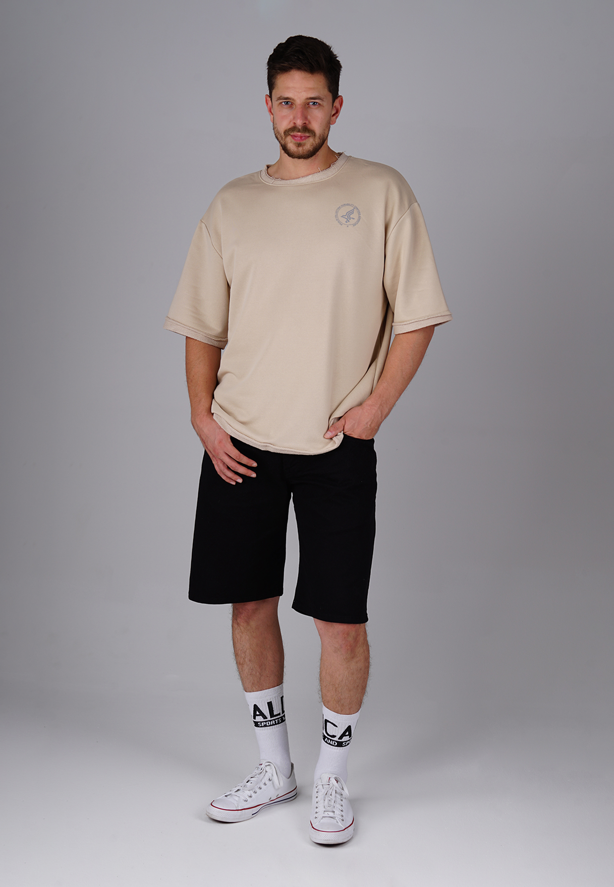 Picaldi Zicco 471 Gabardine Herren Shorts - Relaxed Fit in Jet Black Picaldi Zicco 471 Gabardine Herren Shorts - Relaxed Fit in Jet Black W40