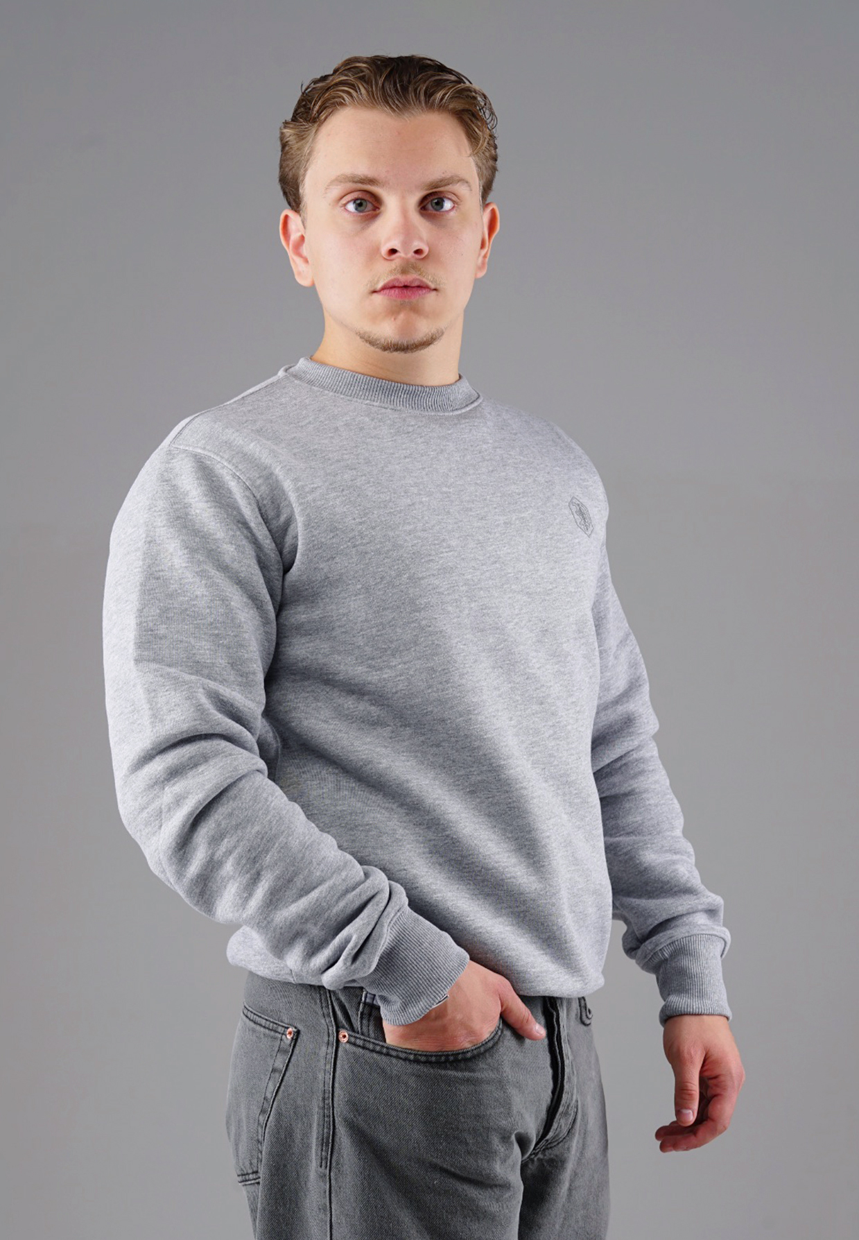 Picaldi Herren Sweatshirt Hustle Grau XXL