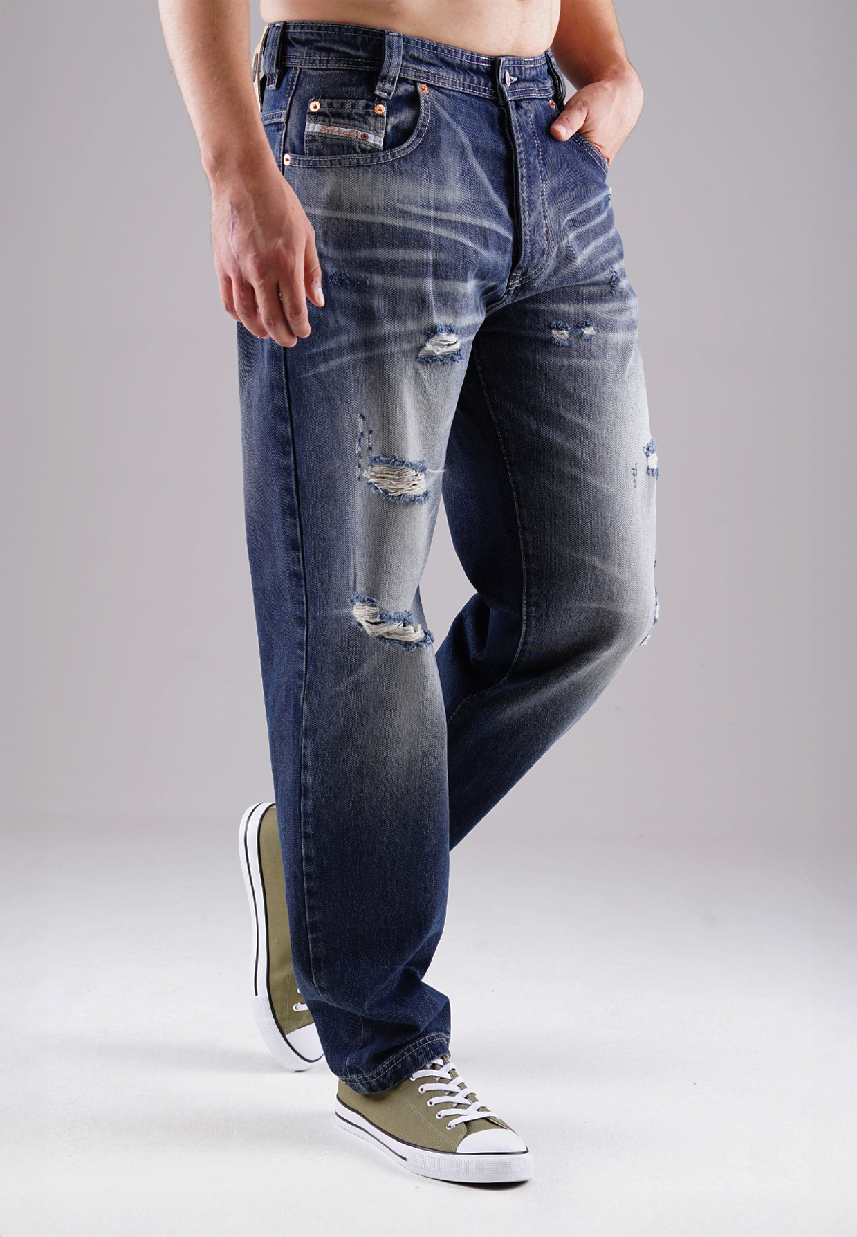 Picaldi Herren Jeans Zicco 472 Passiac dark blue sand washed