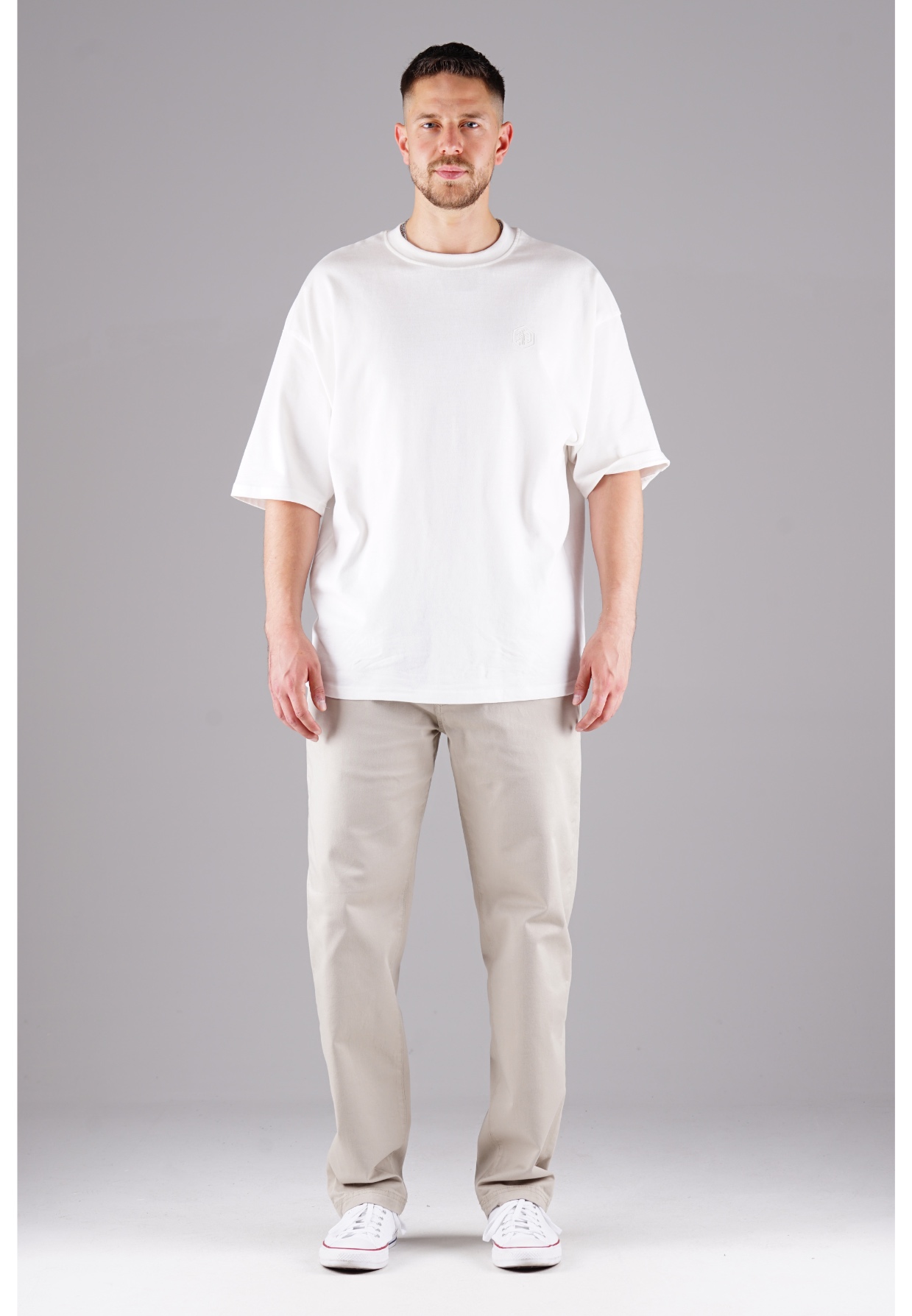 Picaldi Zicco  472 Glow Ecru Herren Hose – Relaxed Carrot Fit in Beige W40-L32