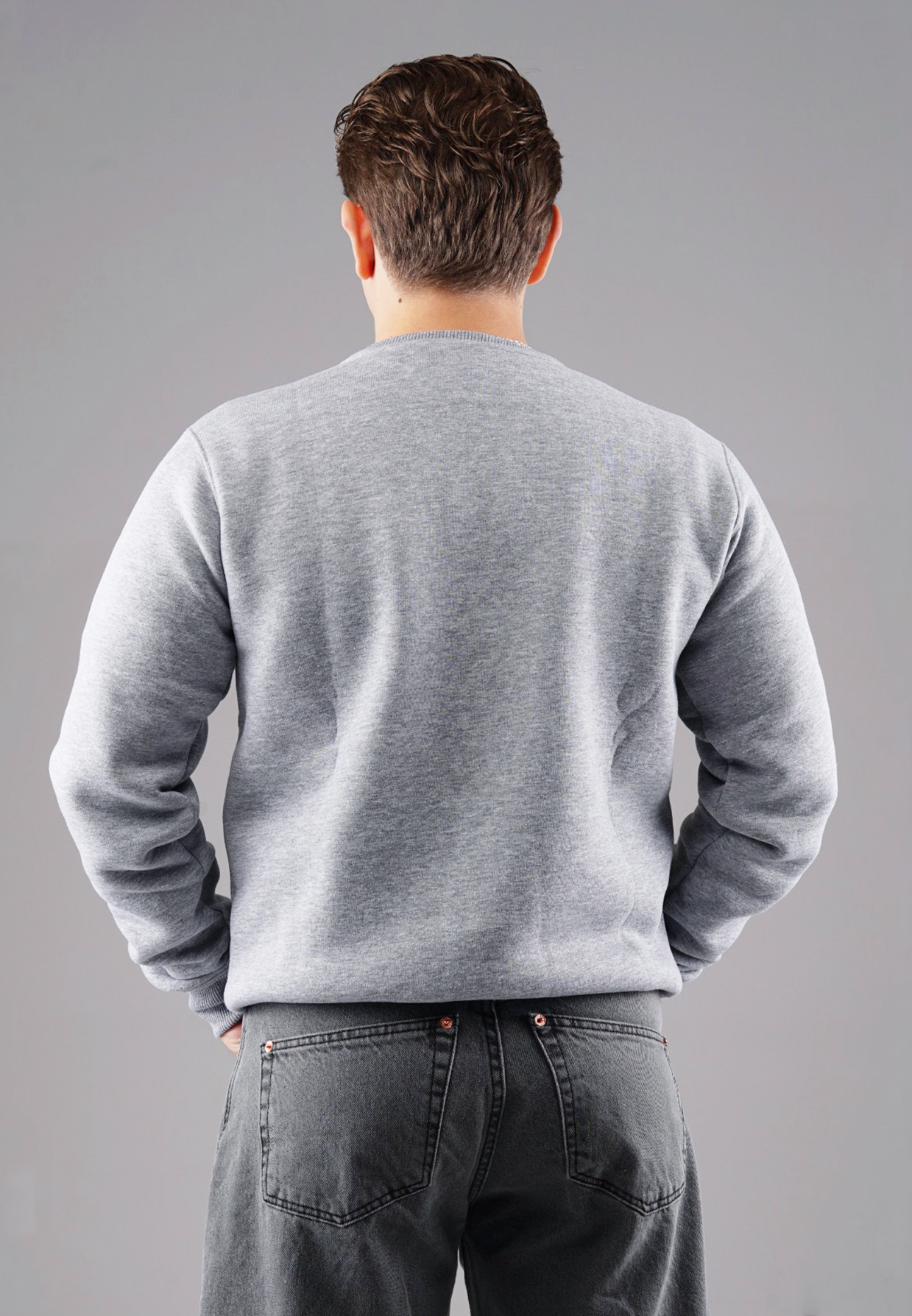 Picaldi Herren Sweatshirt Hustle Grau