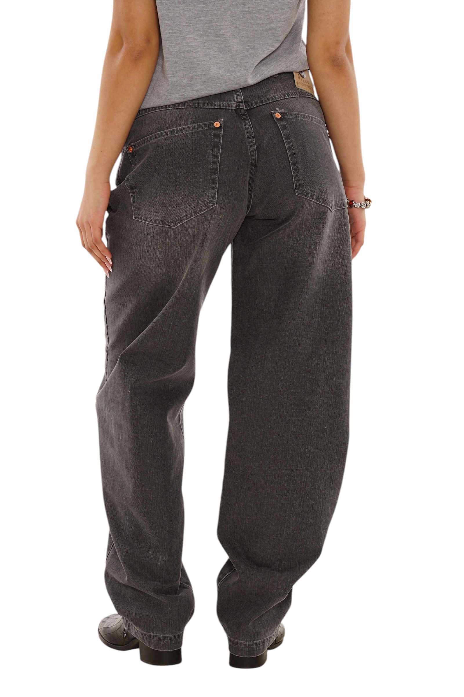 Picaldi Zicco 471 Graphit Damen Jeans – Loose Tapered Fit Washed Anthracite W28-L28