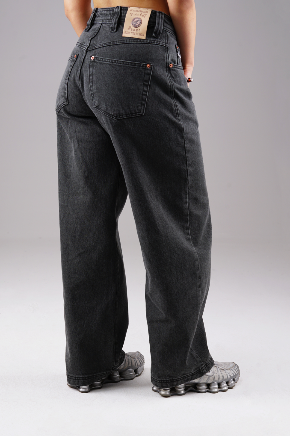 Picaldi Herren Jeans Baggy Zicco 475 Shadow wash anthracite W36-L32