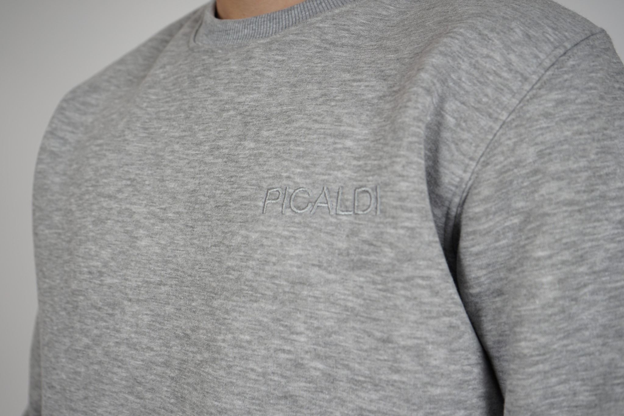Picaldi Herren Sweatshirt Basic Grau XXL