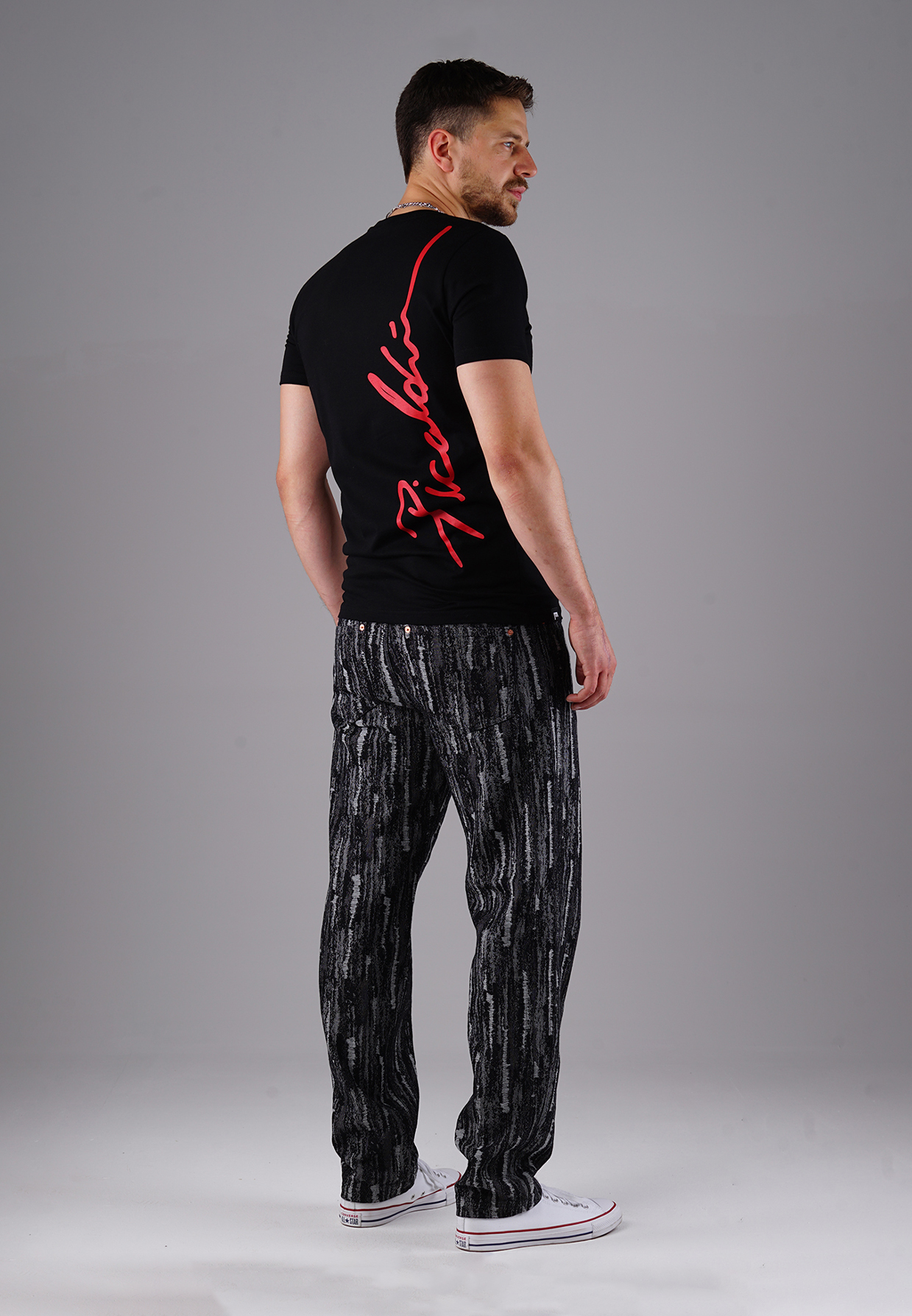 Picaldi Herren Jeans Zicco 472 Rainly dark grey rainfall