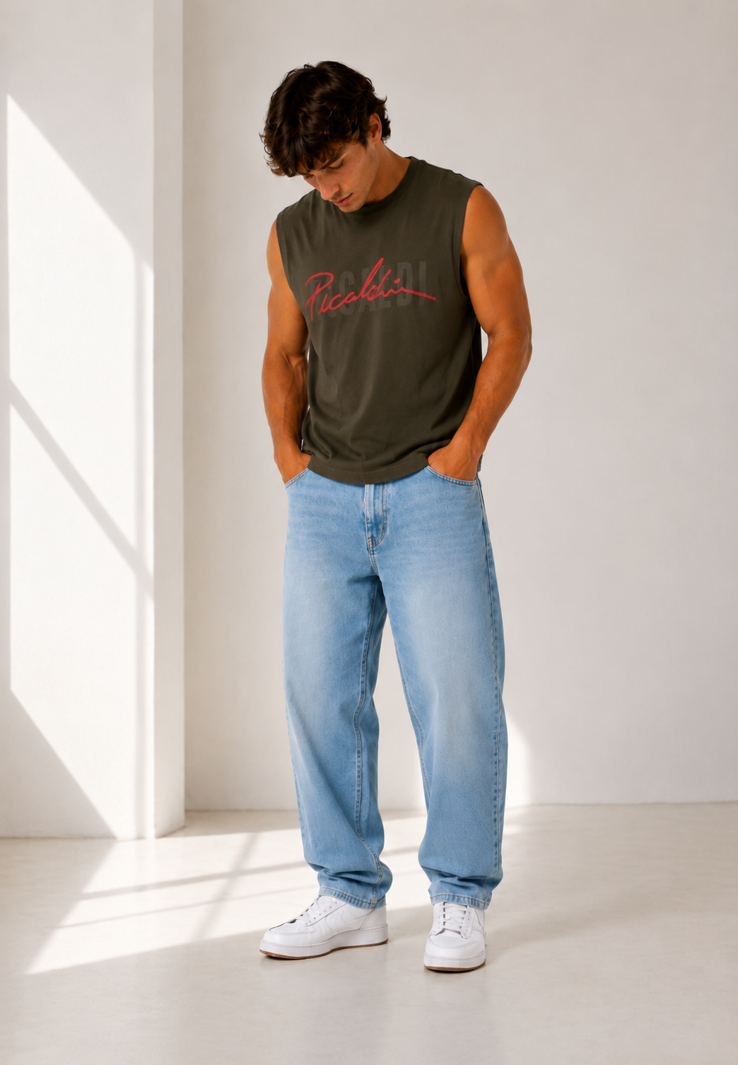 Picaldi Herren Tank Top Shirt Collection khaki