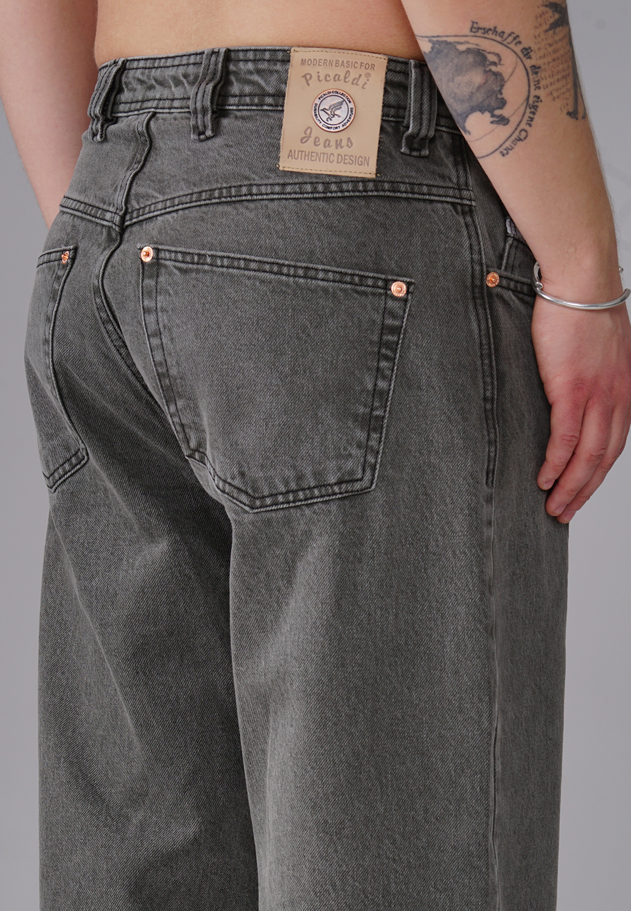 Picaldi Zicco 471 Titan Herrenjeans - Stretch-Tapered Fit Anthracite