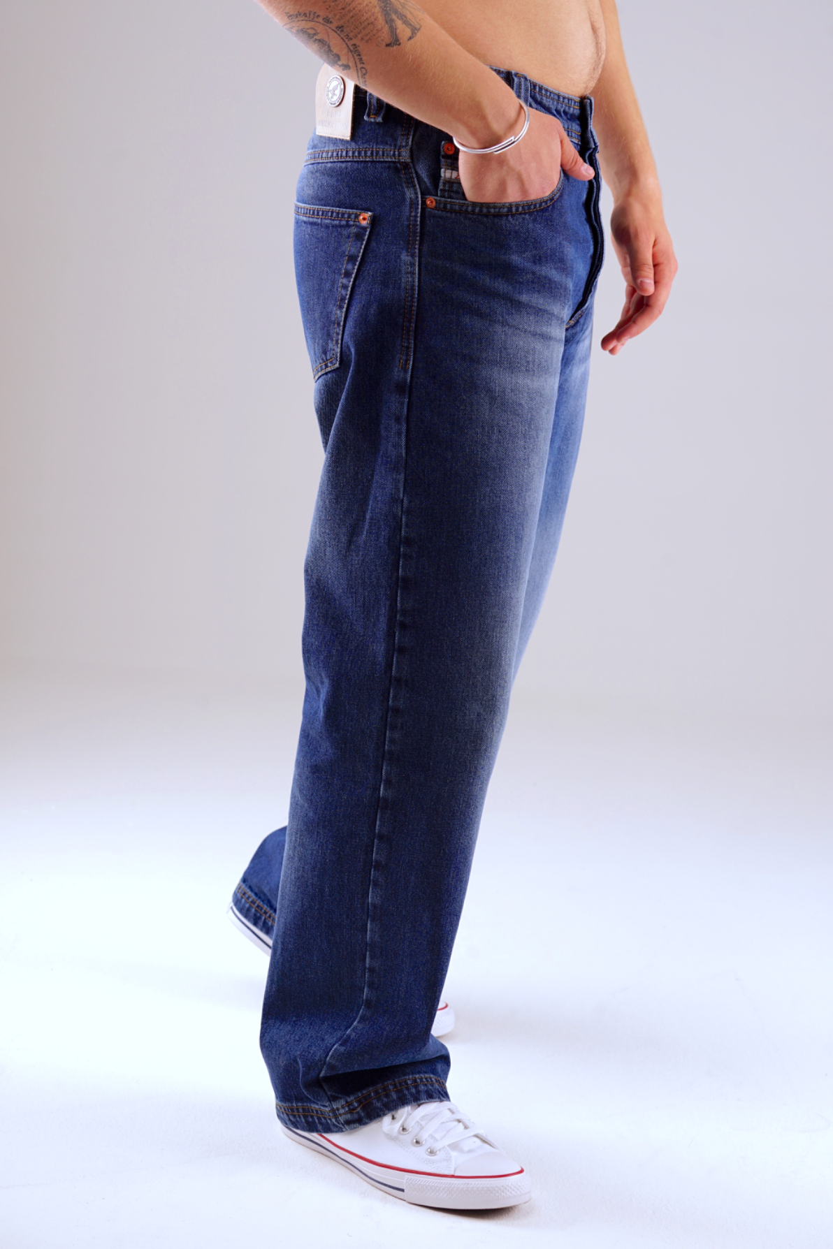 Picaldi Herren Jeans Baggy Zicco 474 Tansanit washed dark navy W40-L32