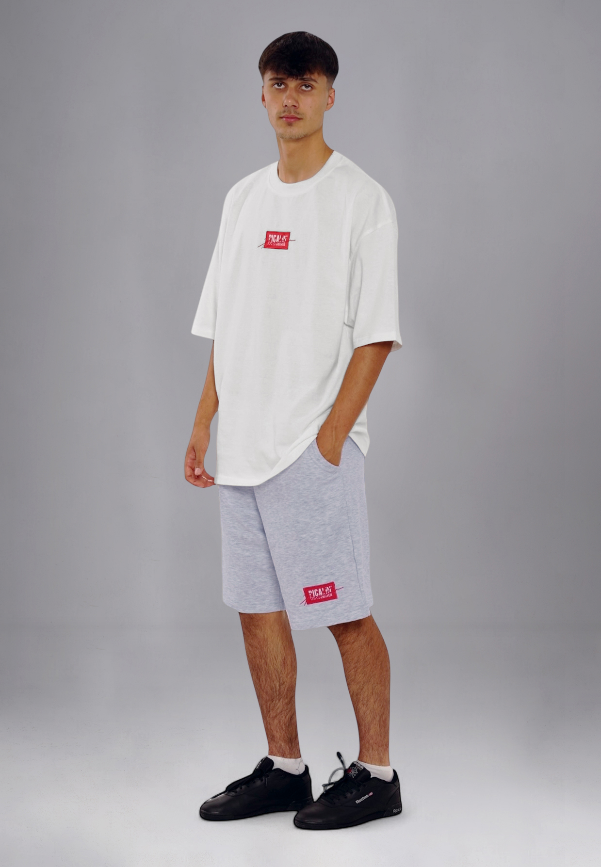 Picaldi Herren Sweatshorts Emphasize grey melange