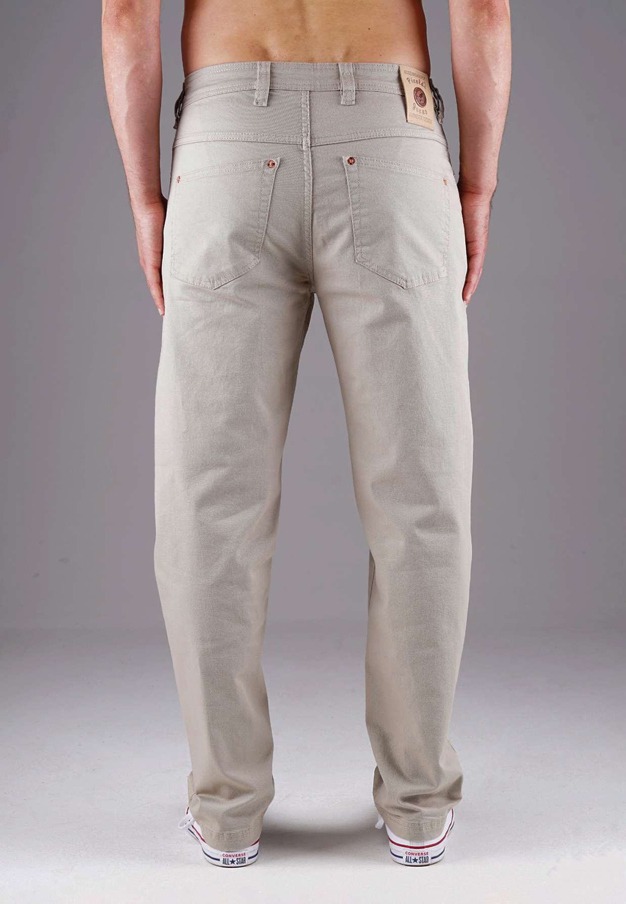 Picaldi Zicco  472 Glow Ecru Herren Hose – Relaxed Carrot Fit in Beige W40-L32