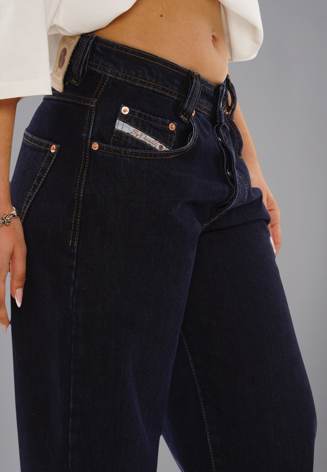 Picaldi Damen Jeans Zicco 471 Daytona dark navy Picaldi Zicco 471 Daytona Damen Jeans – Loose Tapered Fit Dark Navy W42-L32