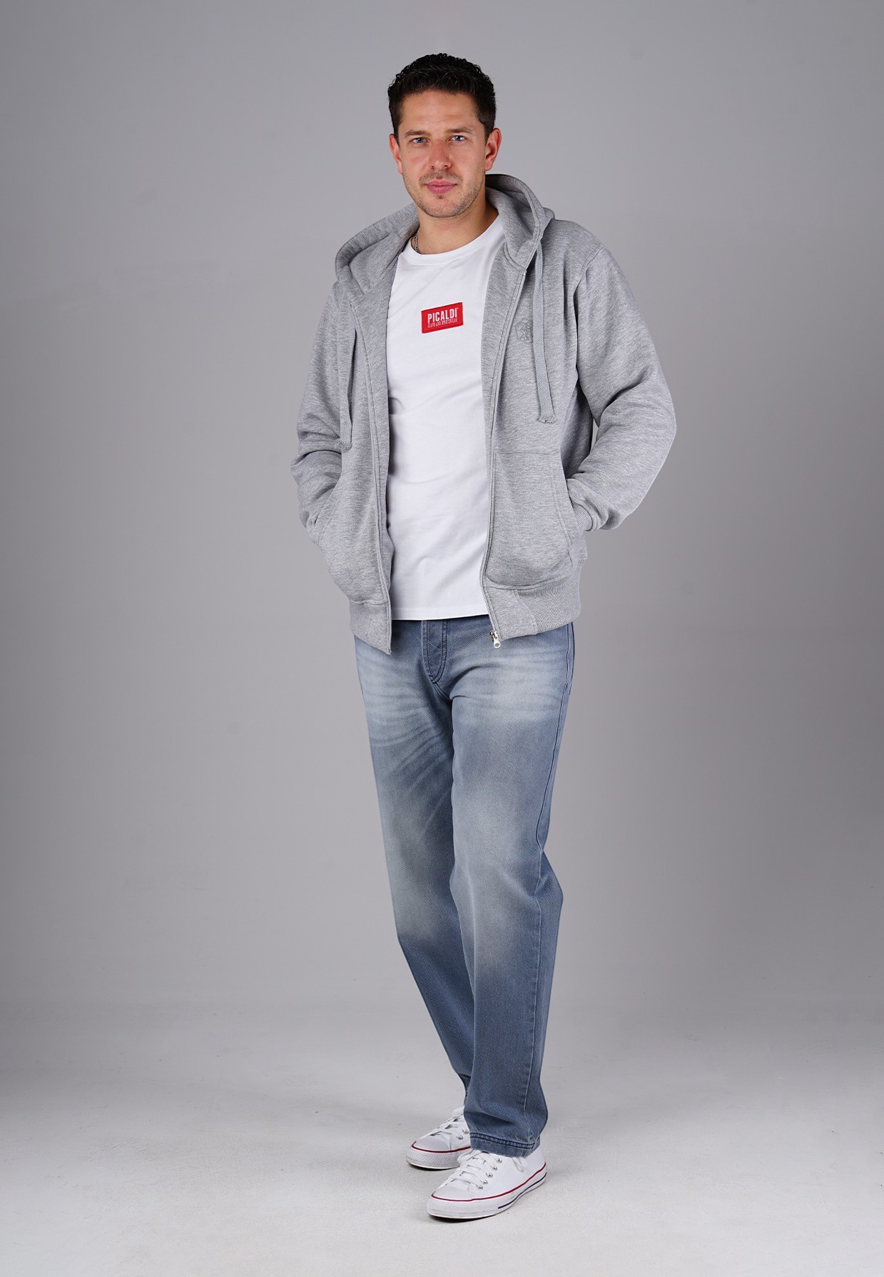 Picaldi Herren Jeans Zicco 472 Vidal light washed dark grey
