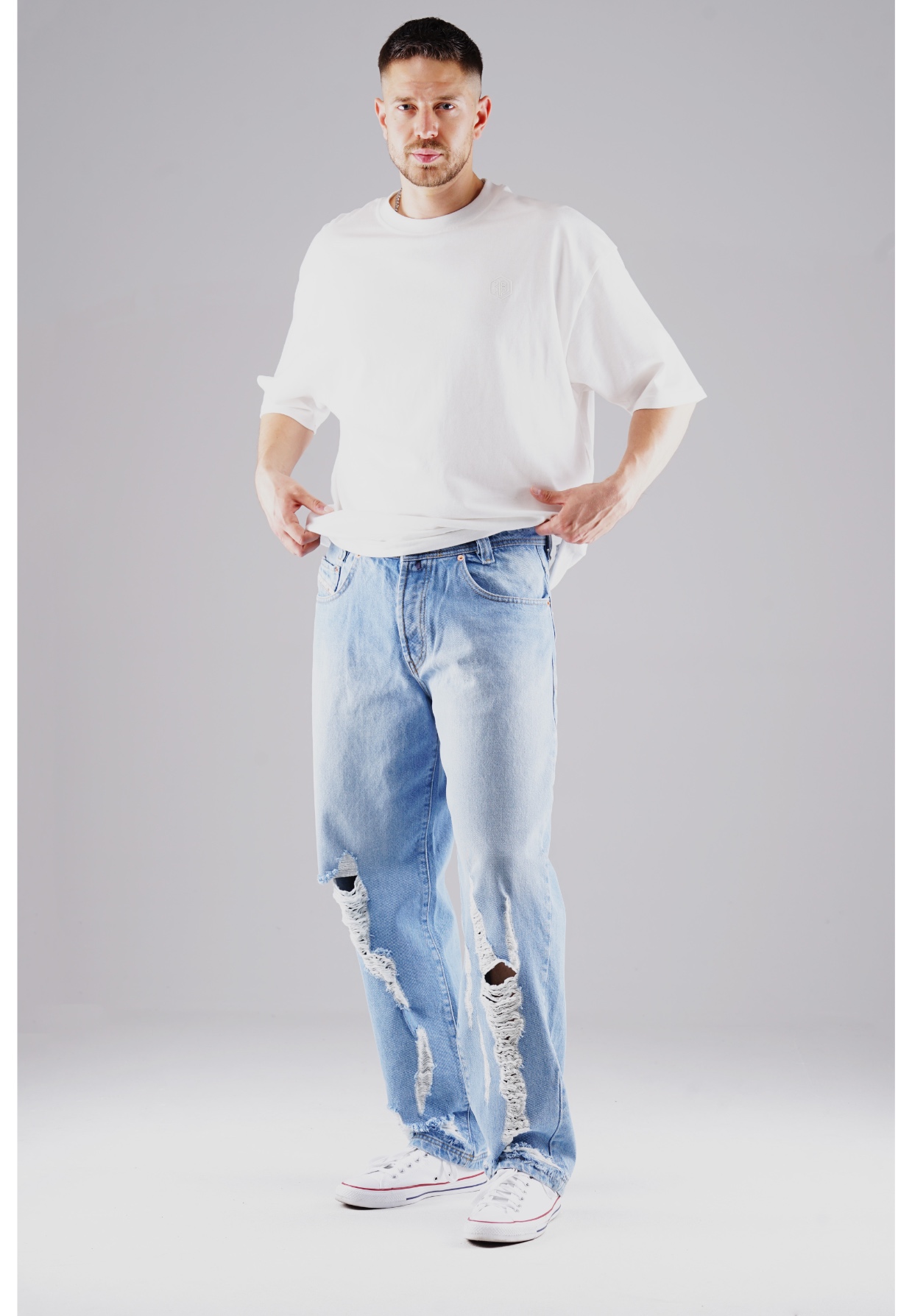 Picaldi Herren Jeans Zicco 471 Raze destroyed washed blue W36-L34