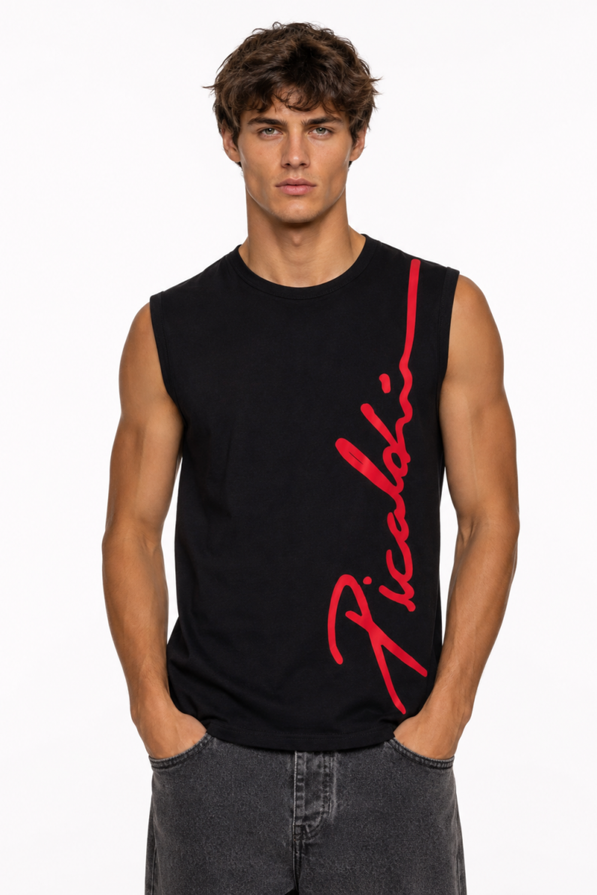 Picaldi Herren Tank Top Shirt Male black 3XL