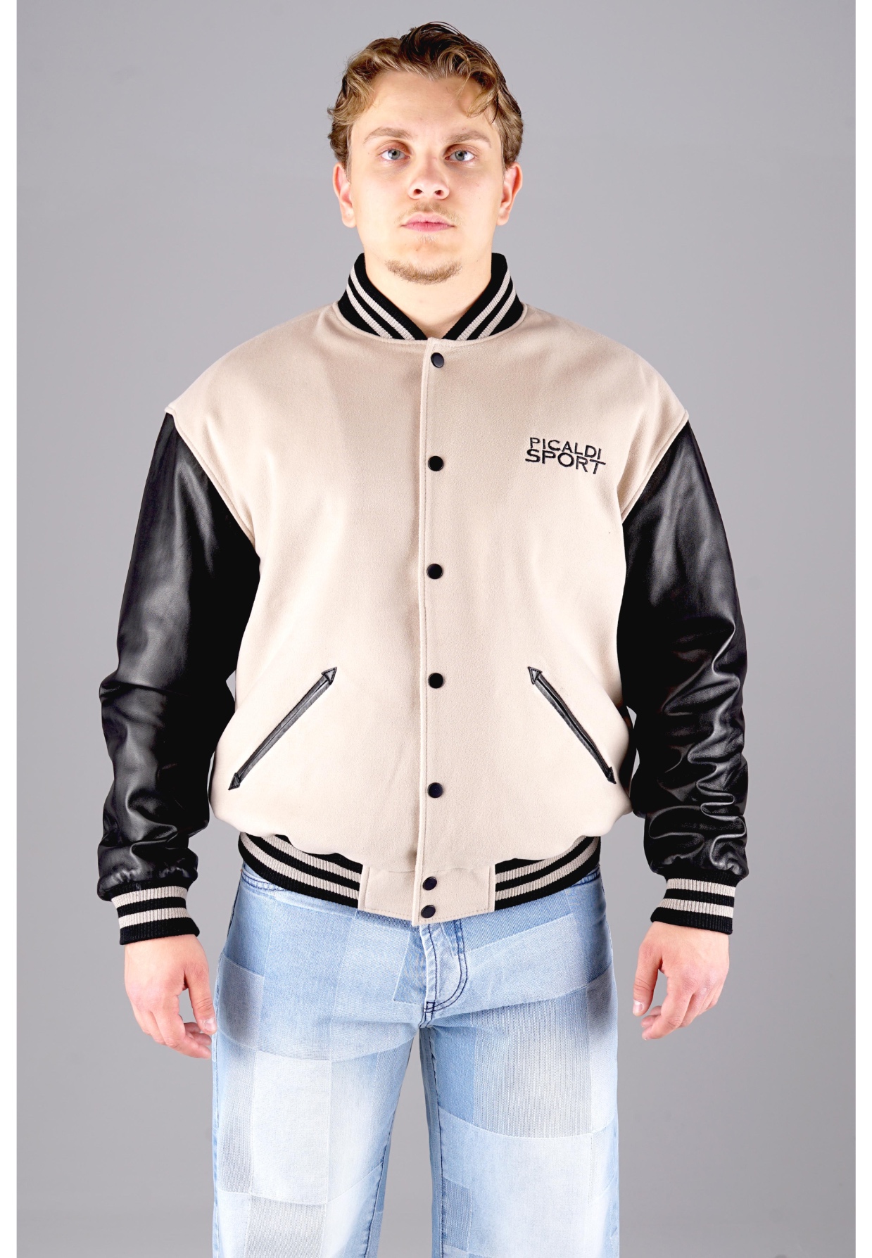 Picaldi Herren College Jacke Tiger beige