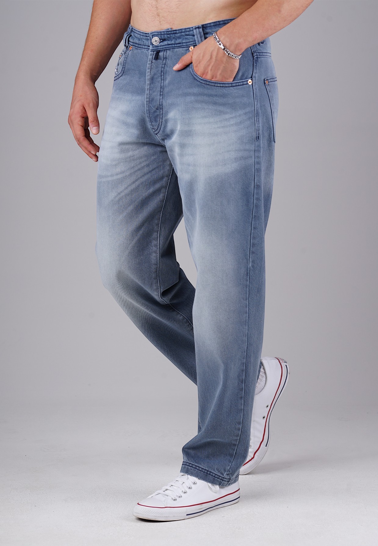 Picaldi Herren Jeans Zicco 472 Vidal light washed dark grey W42-L32